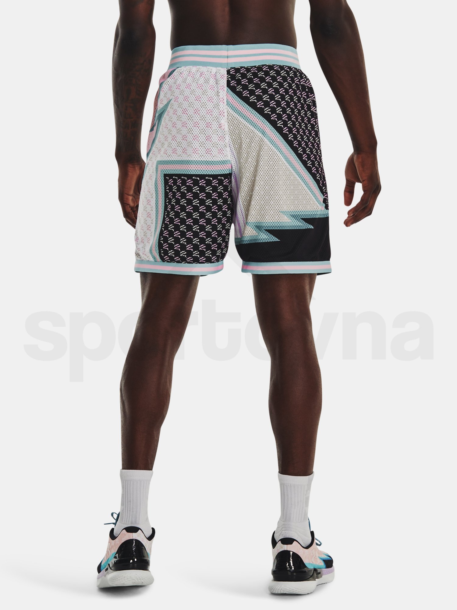Kraťasy Under Armour Curry Draft Day 8IN Short-WHT