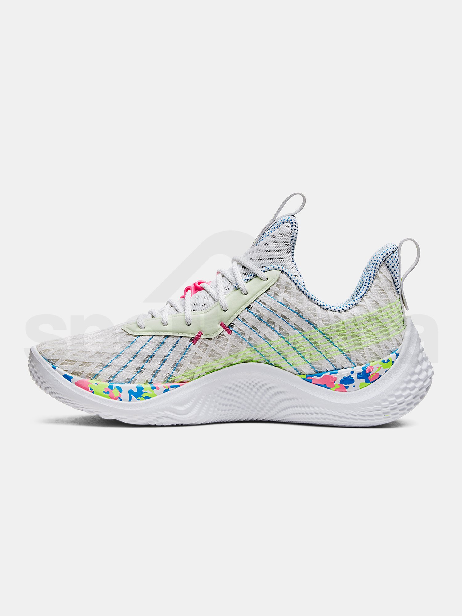 Boty Under Armour CURRY 10 SPLASH PARTY-WHT