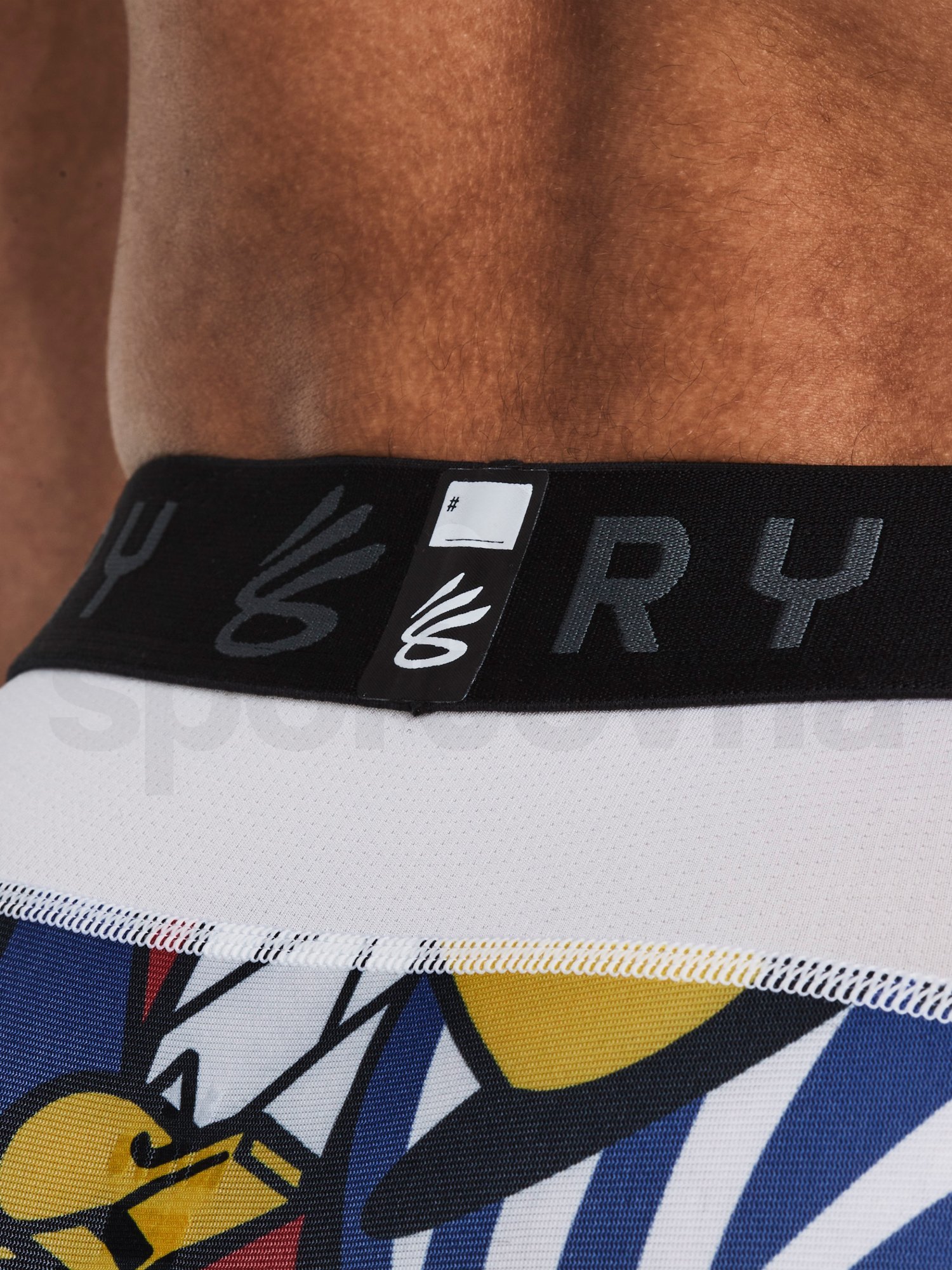 Kraťasy Under Armour UA Curry HG Prtd Shorts-WHT