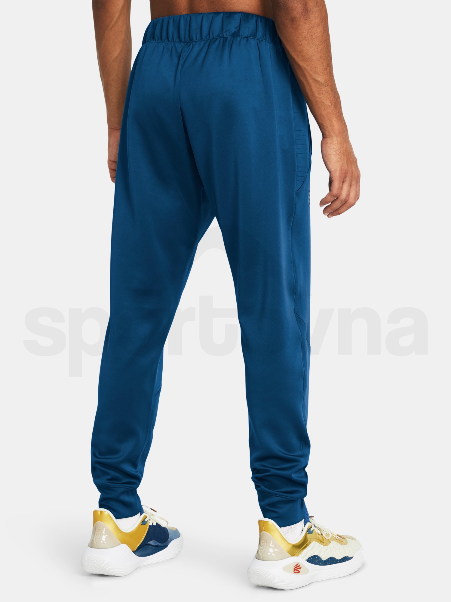 Sportovní kalhoty Under Armour Curry Playable Pant M - modrá