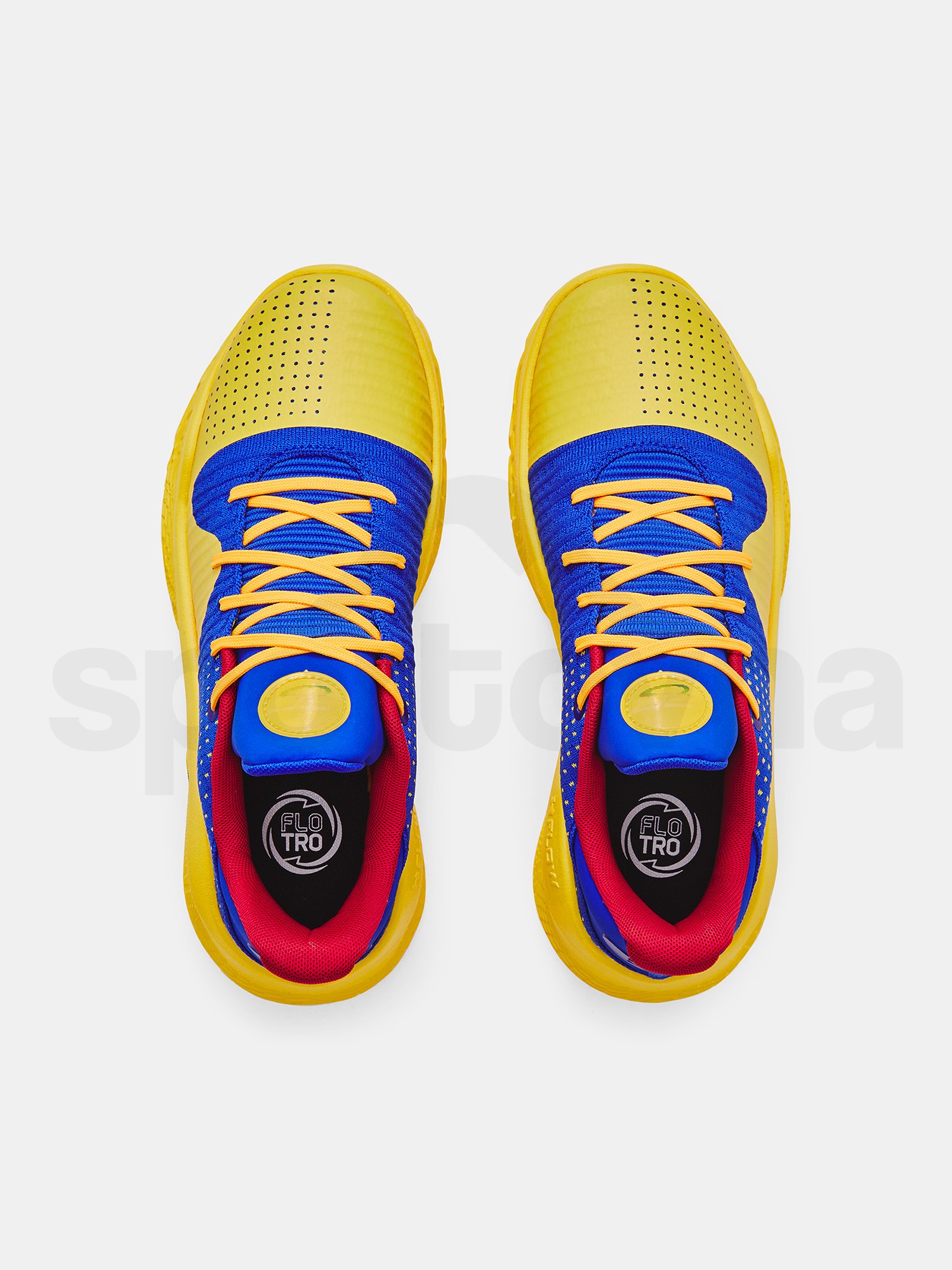Boty Under Armour CURRY 4 LOW FLOTRO-BLU