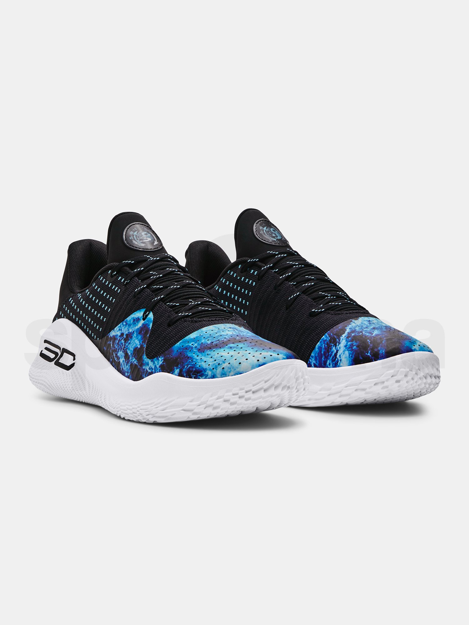 Boty Under Armour CURRY 4 LOW FLOTRO DW-BLK