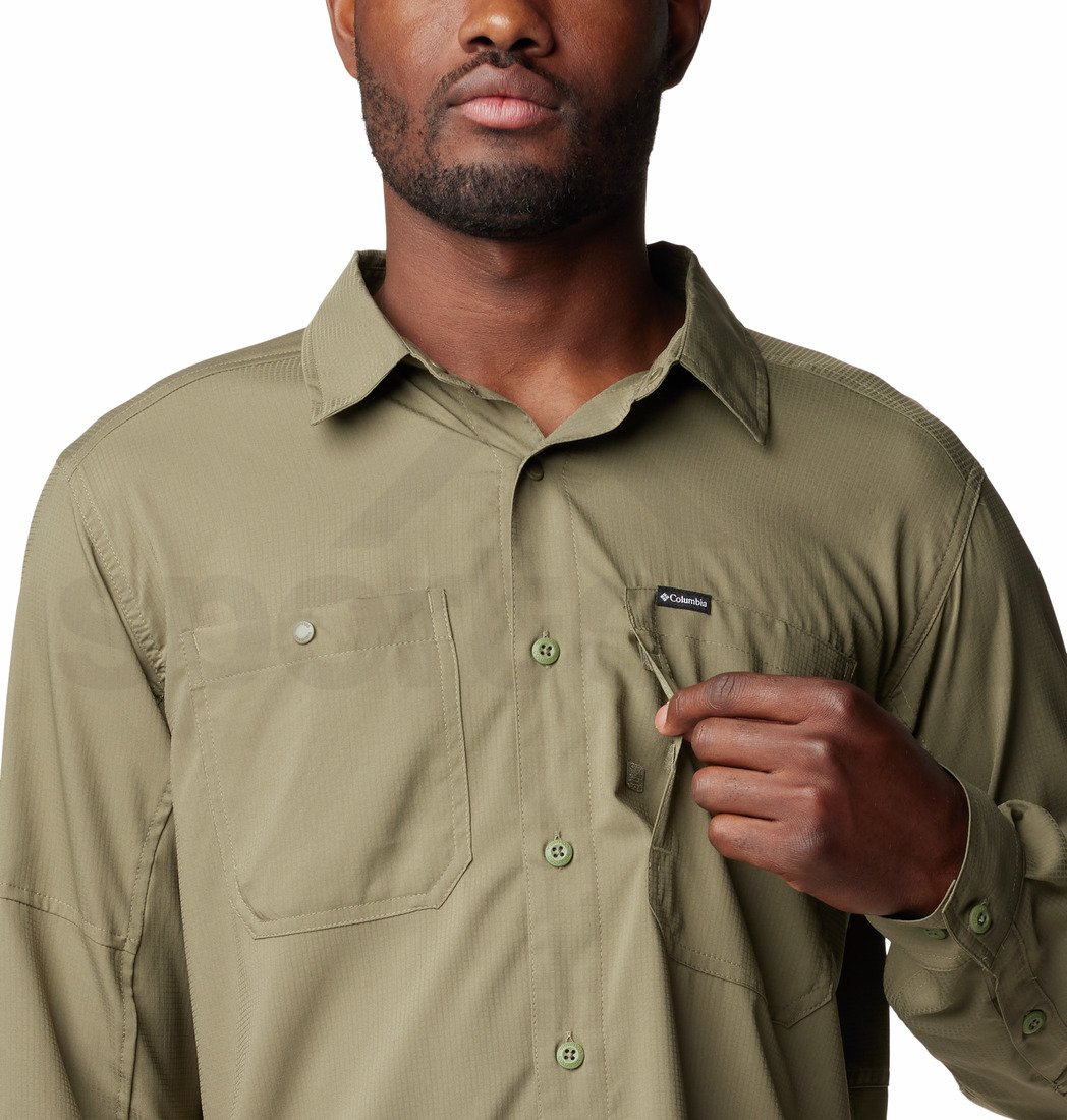Košile Columbia Silver Ridge™ Utility Lite Long Sleeve M - zelená