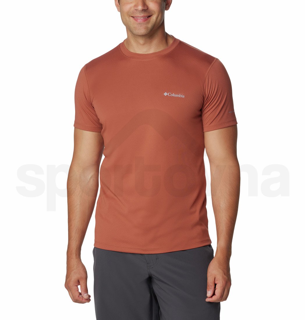 Tričko Columbia Zero Rules™ Short Sleeve Shirt M - oranžová