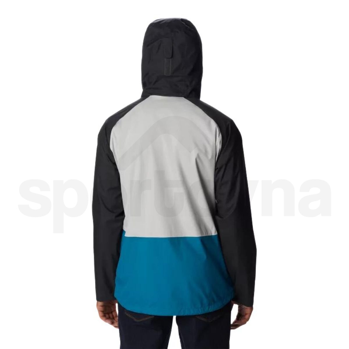 Bunda Columbia Rain Scape™ Jacket M - modrá/bílá/šedá