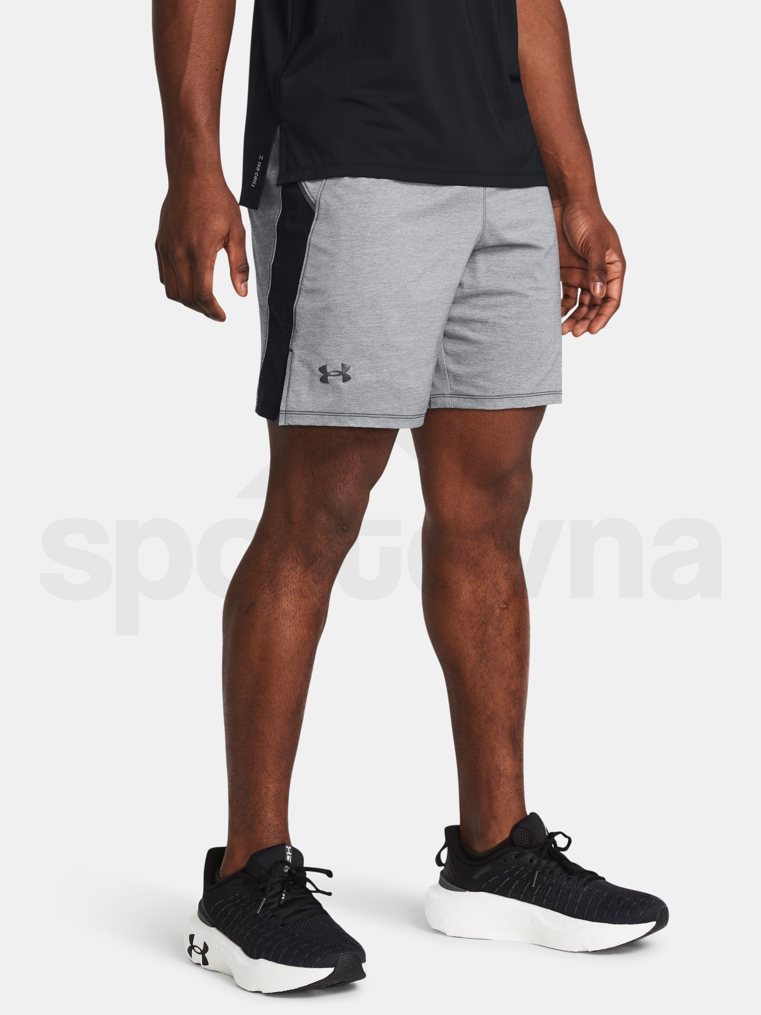 Šortky Under Armour UA LAUNCH PRO 7'' HTR SHORTS - čierna