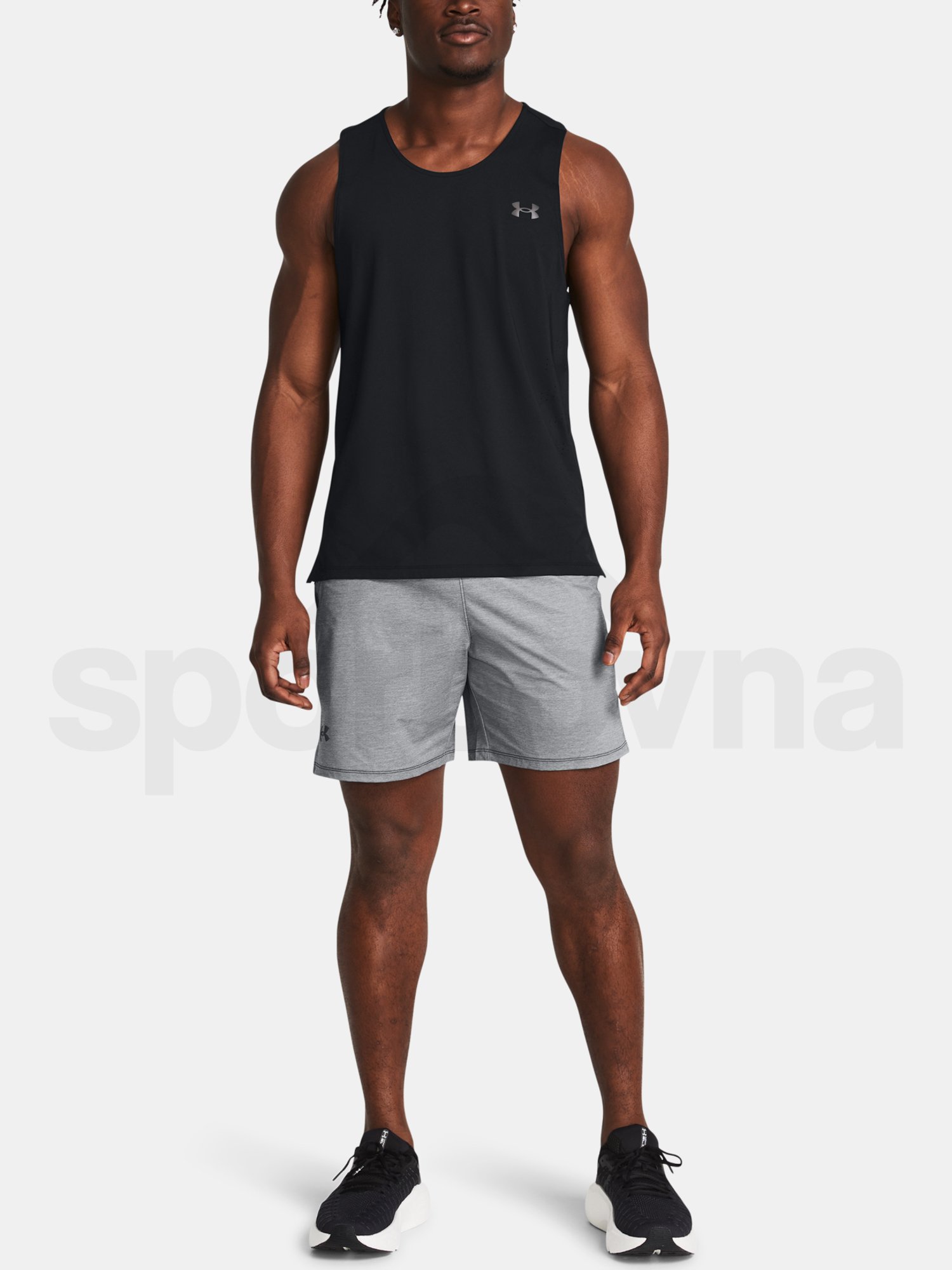 Šortky Under Armour UA LAUNCH PRO 7'' HTR SHORTS - čierna