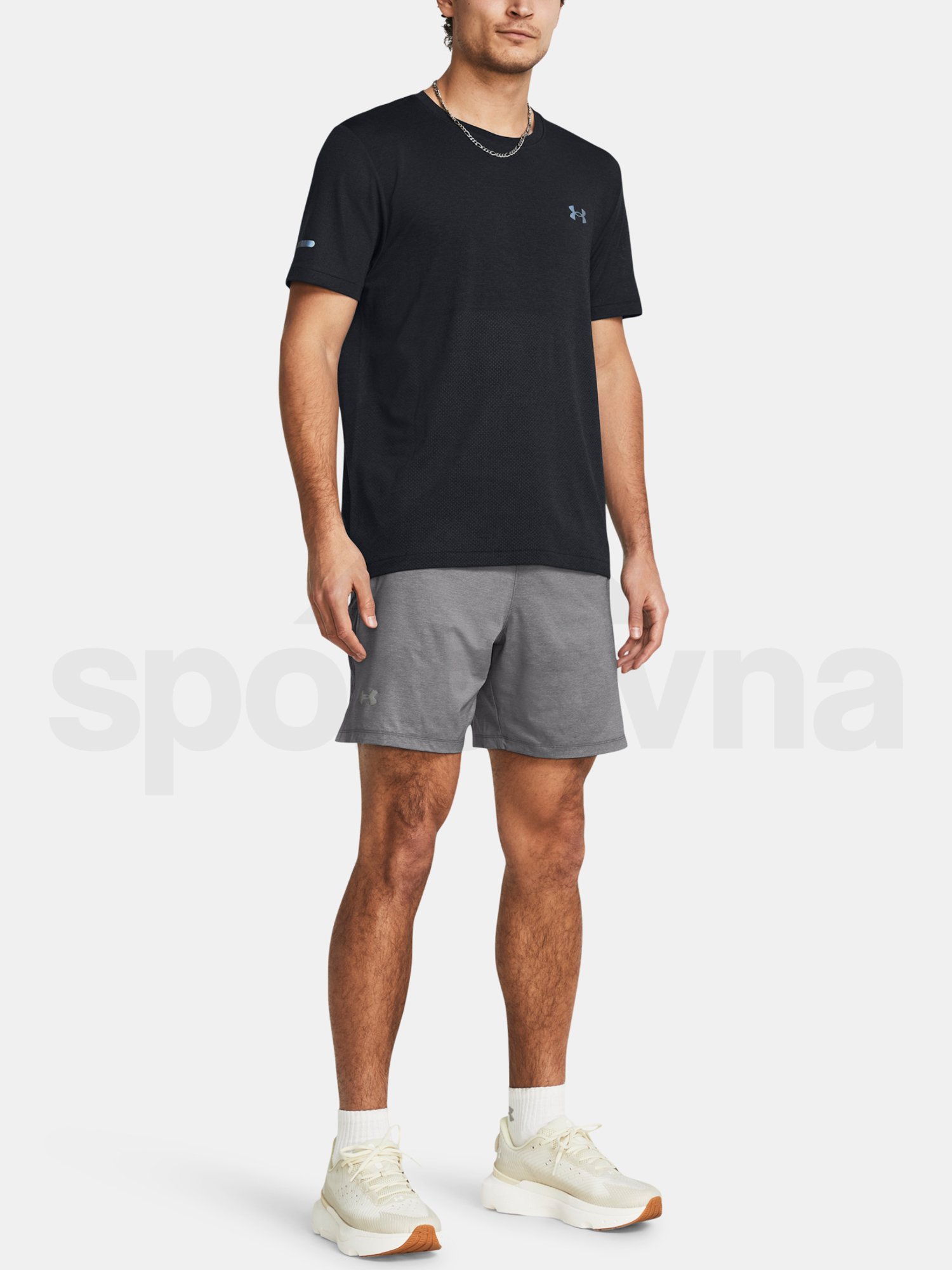 Šortky Under Armour UA LAUNCH PRO 7'' HTR SHORTS - sivá