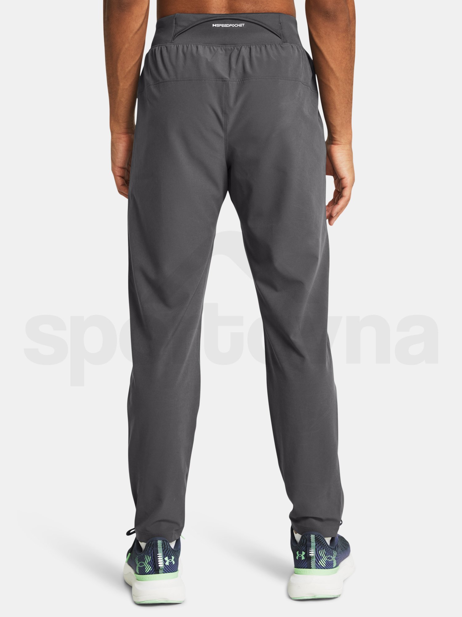 Nohavice Under Armour UA OUTRUN THE STORM PANTS - sivá