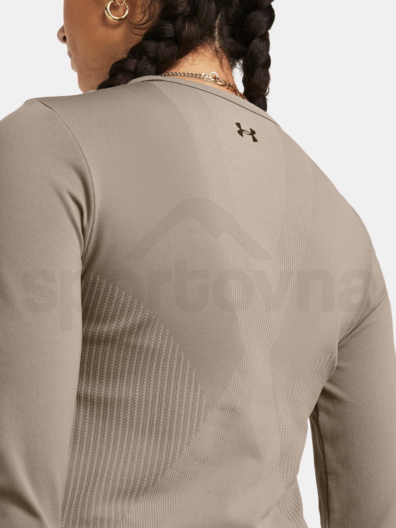 Tričko Under Armour Vanish Elite Seamless LS - hnedá