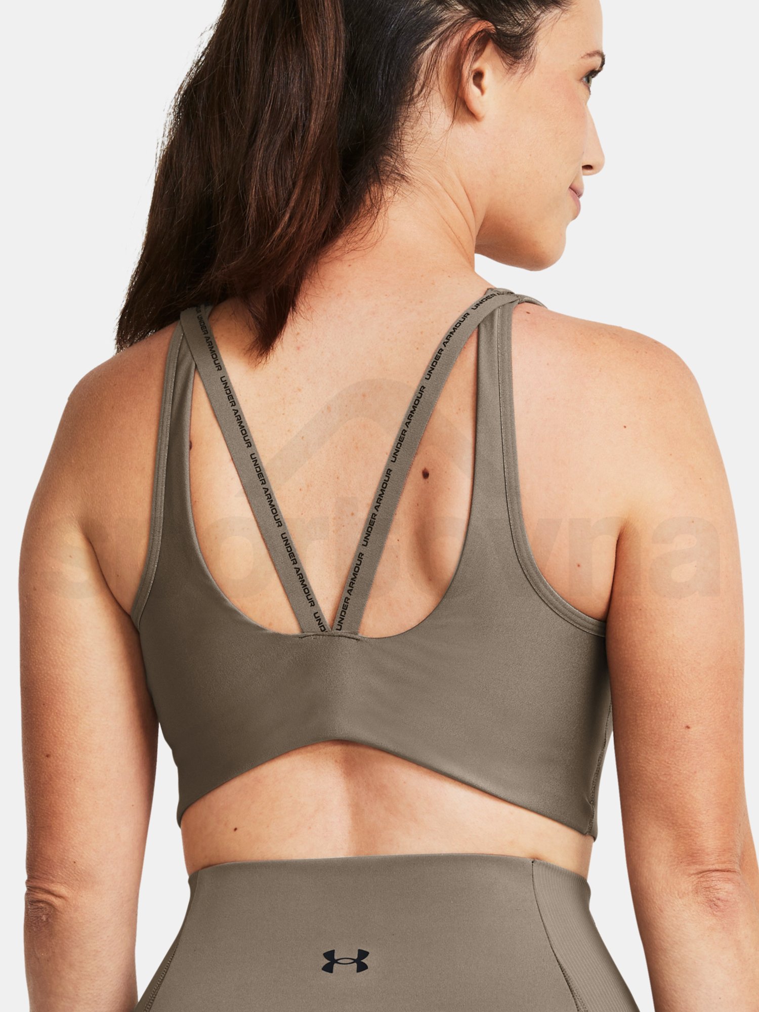 Podprsenka Under Armour UA Infinity Low 2.0 Strap Bra - hnedá