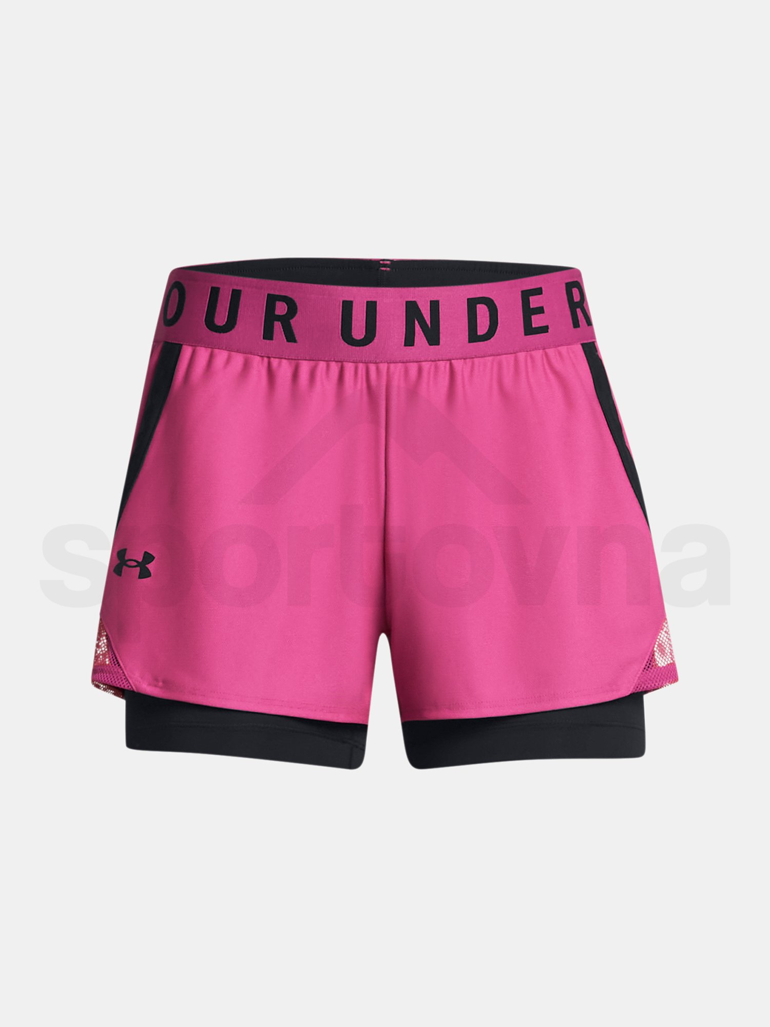 Kraťasy Under Armour Play Up 2-in-1 Shorts-PNK