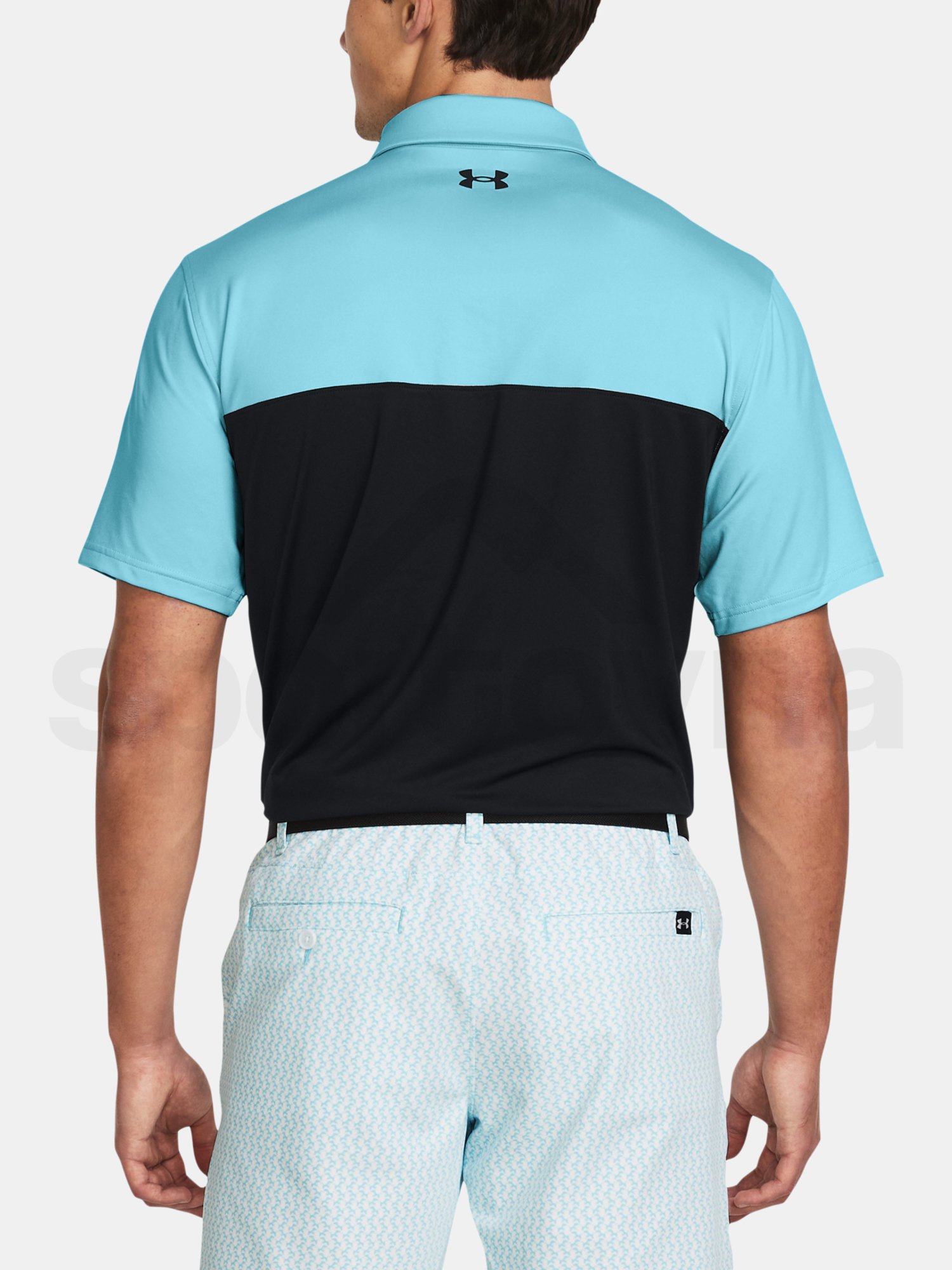 Tričko Under Armour UA T2G Color Block Polo - čierna