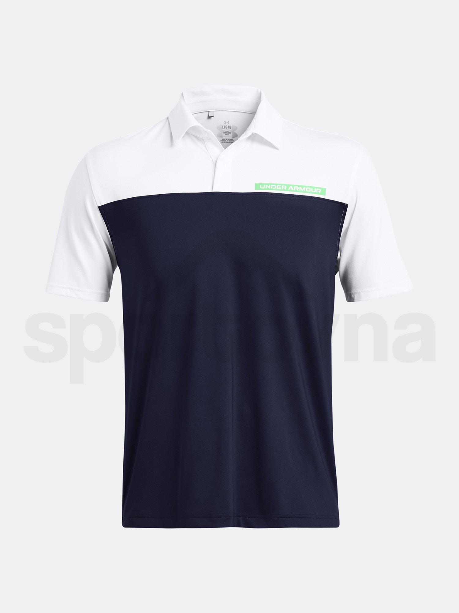 Tričko Under Armour UA T2G Color Block Polo - modrá