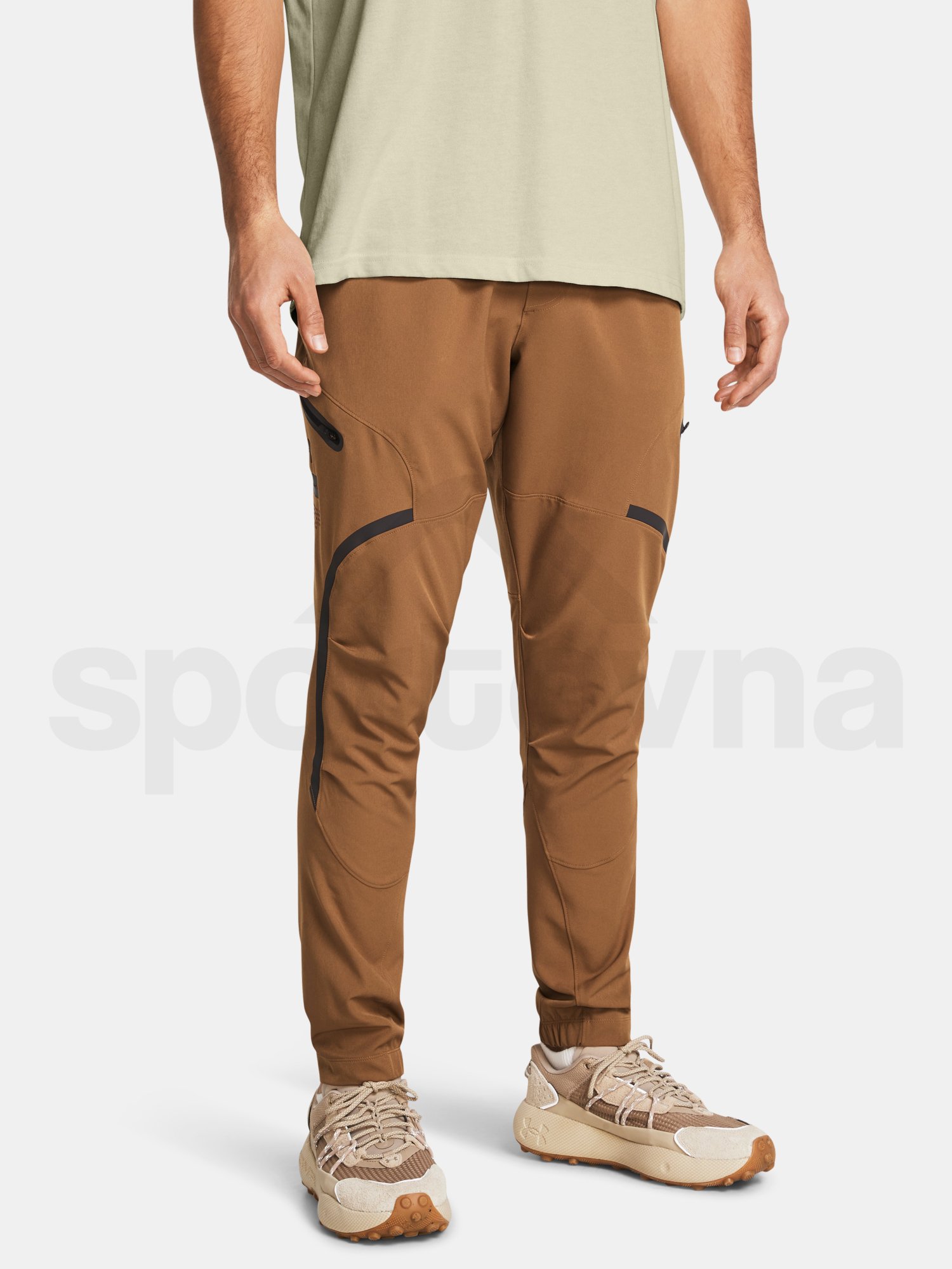 Sportovní kalhoty Under Armour UA UNSTOPPABLE CARGO PANTS-BRN