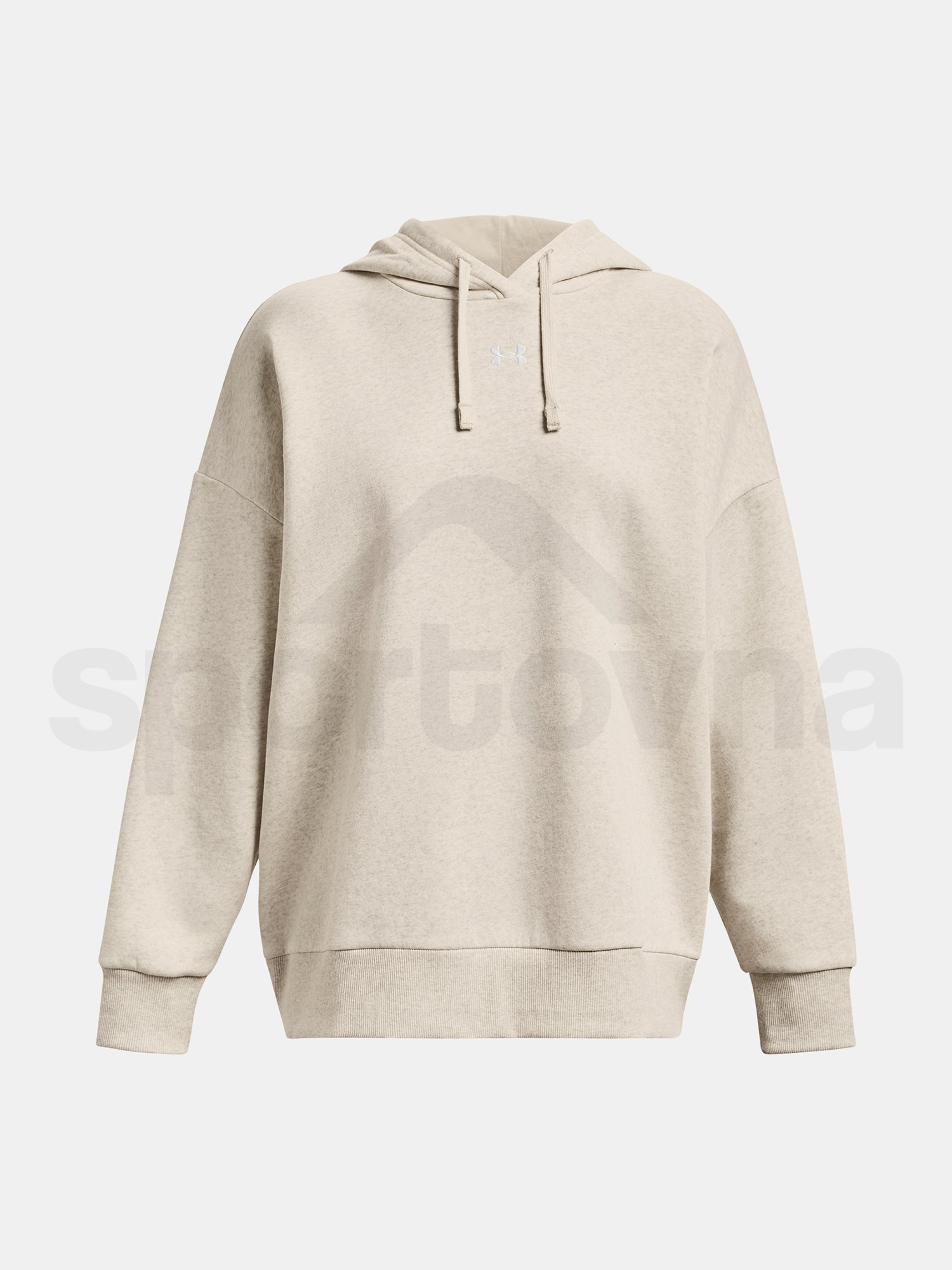 Mikina Under Armour UA Rival Fleece OS Hoodie - hnedá