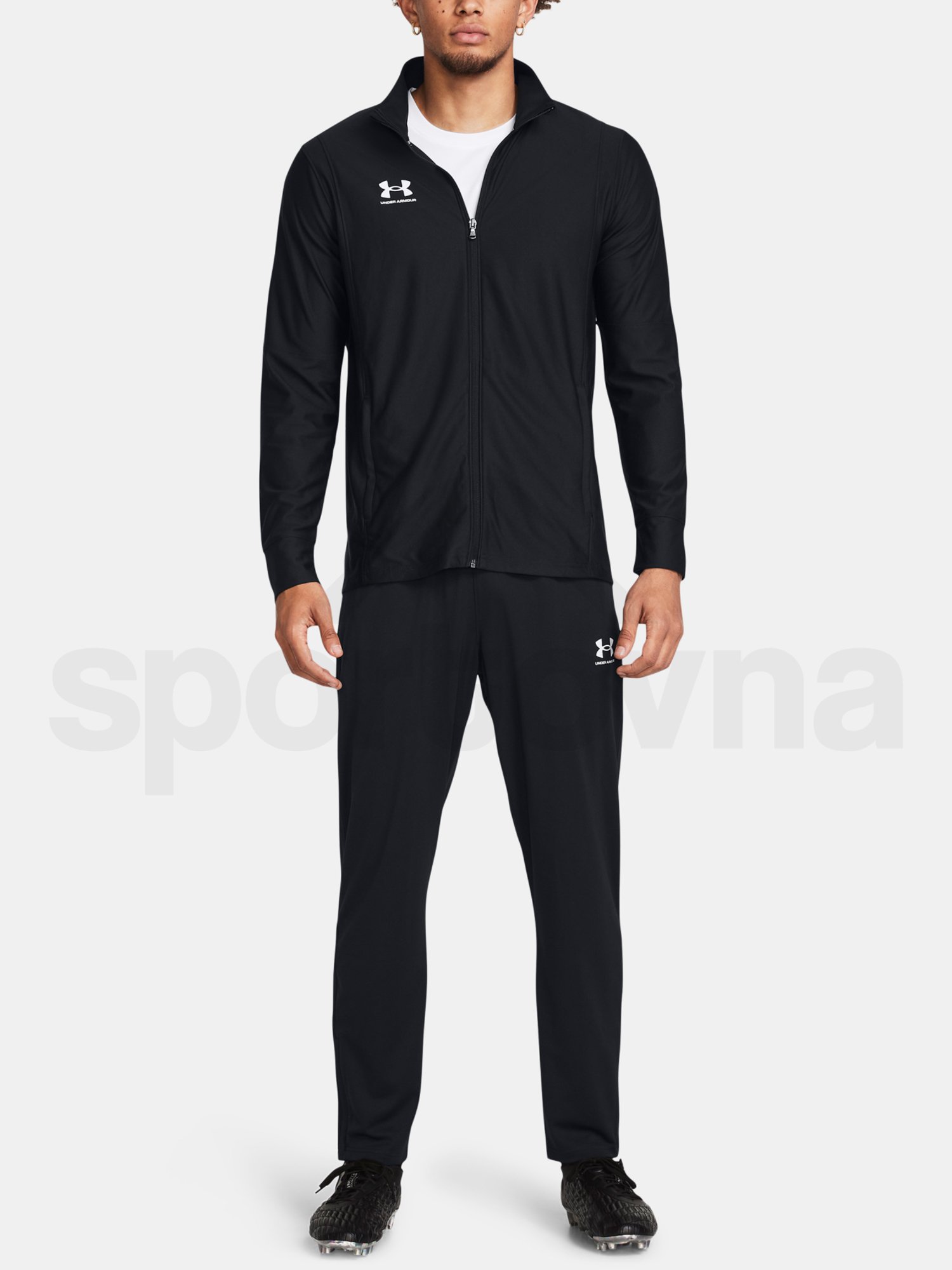 Tepláky Under Armour UA M's Ch. Pique Pant - čierna