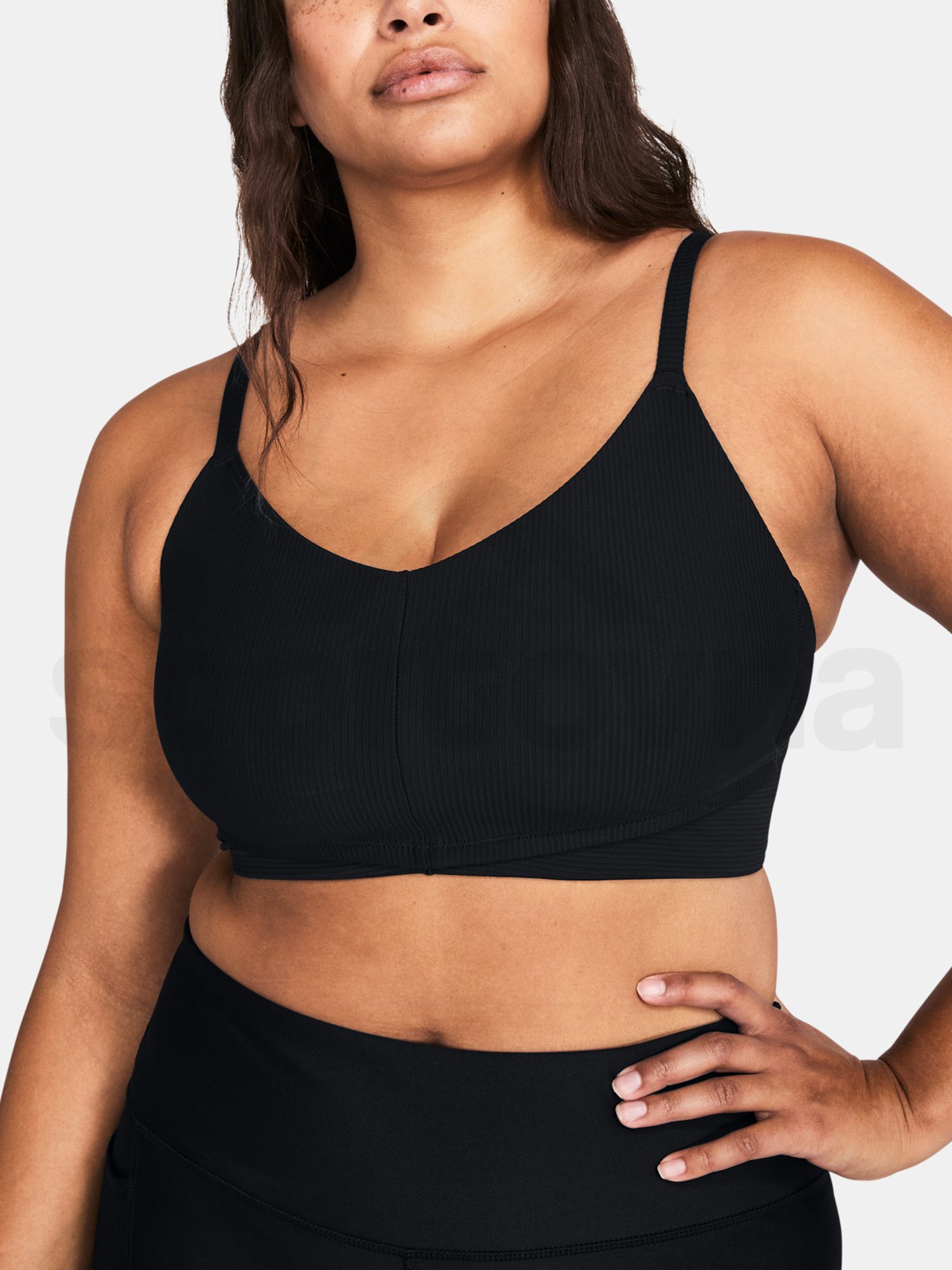 Podprsenka Under Armour Meridian Rib Bralette - čierna