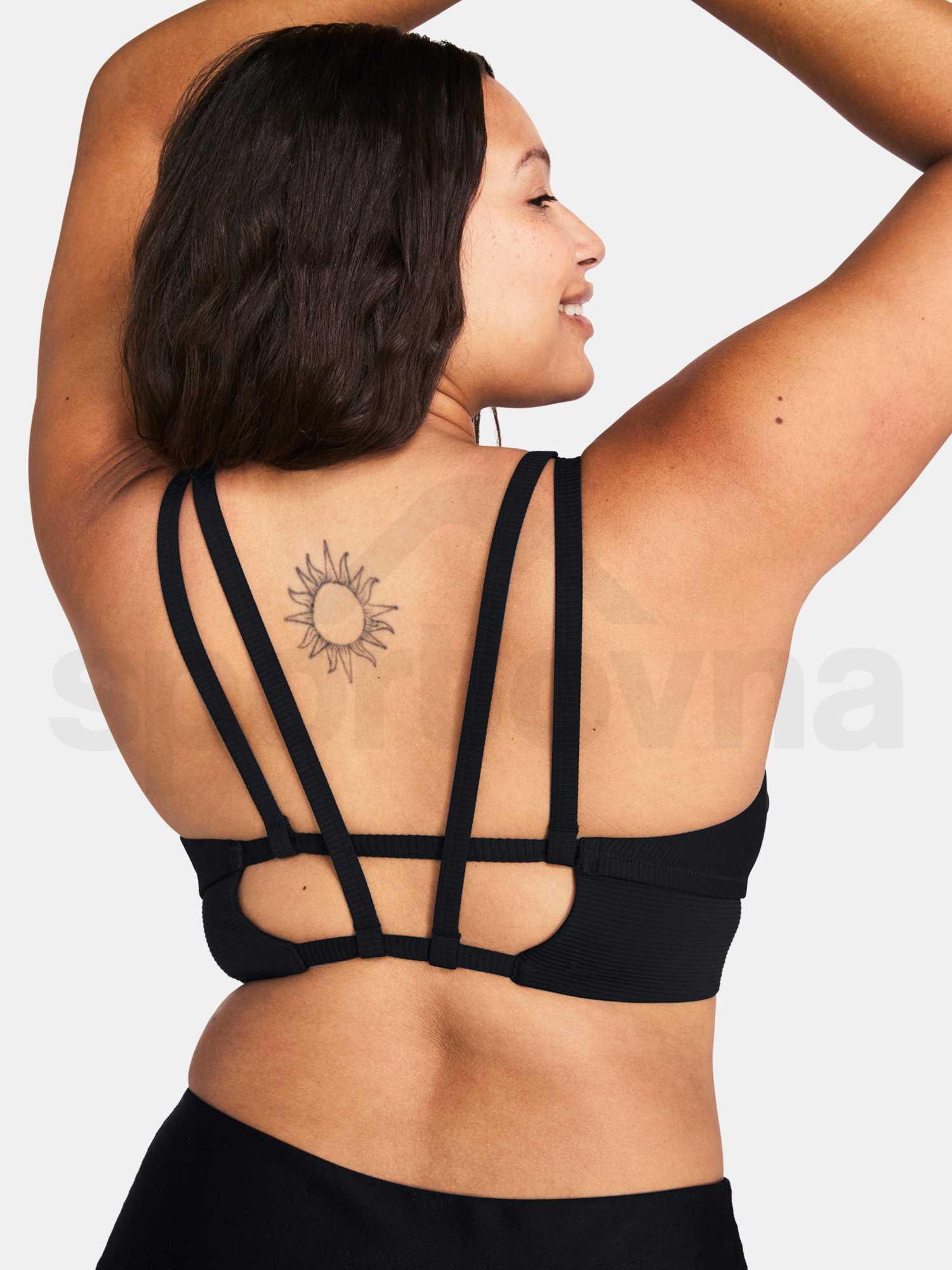 Podprsenka Under Armour Meridian Rib Bralette - čierna