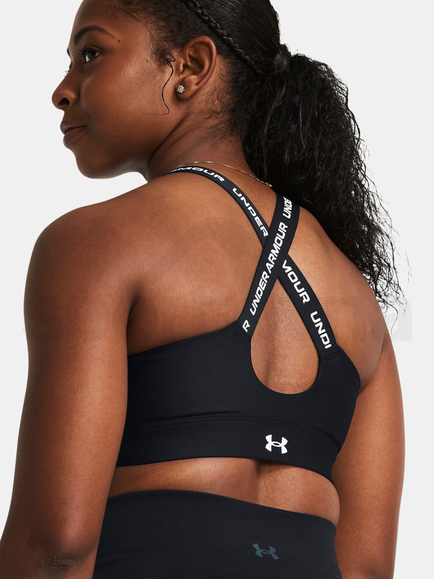 Podprsenka Under Armour UA Infinity High Zip 2.0 Bra-BLK