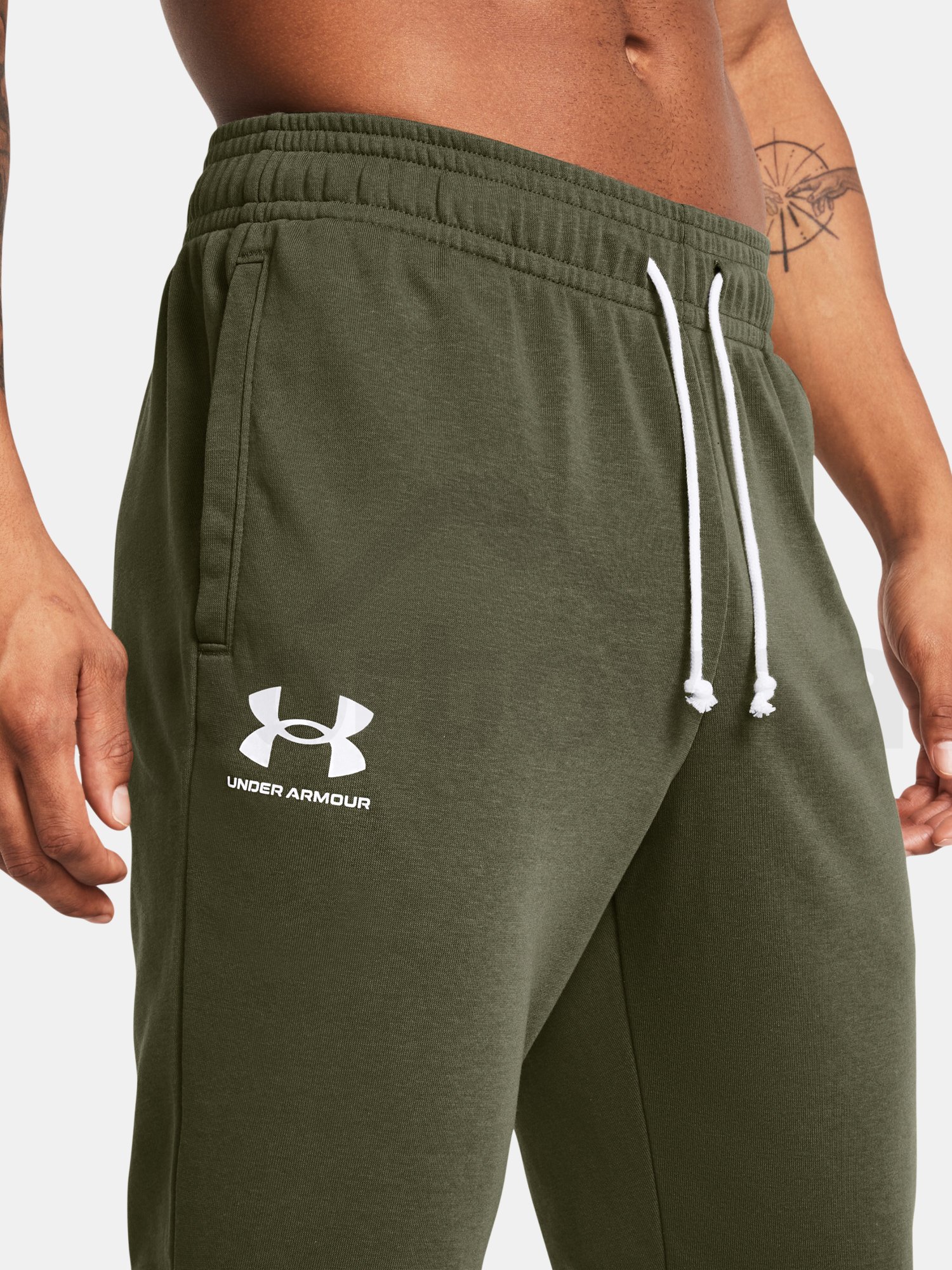 Tepláky Under Armour UA Rival Terry Jogger-GRN