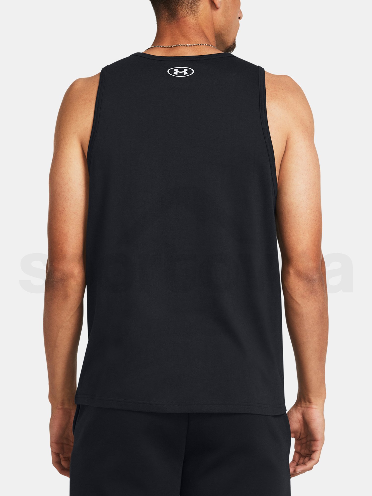 Tielko Under Armour UA SPORTSTYLE LOGO TANK - čierna