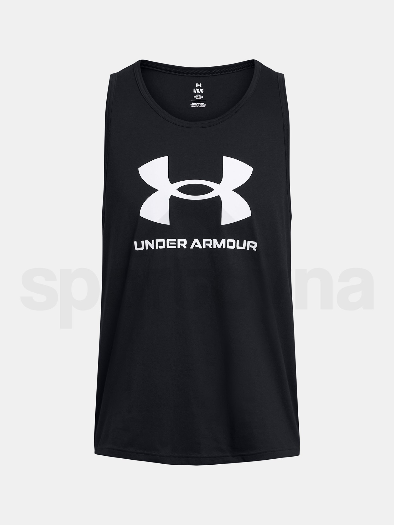 Tielko Under Armour UA SPORTSTYLE LOGO TANK - čierna