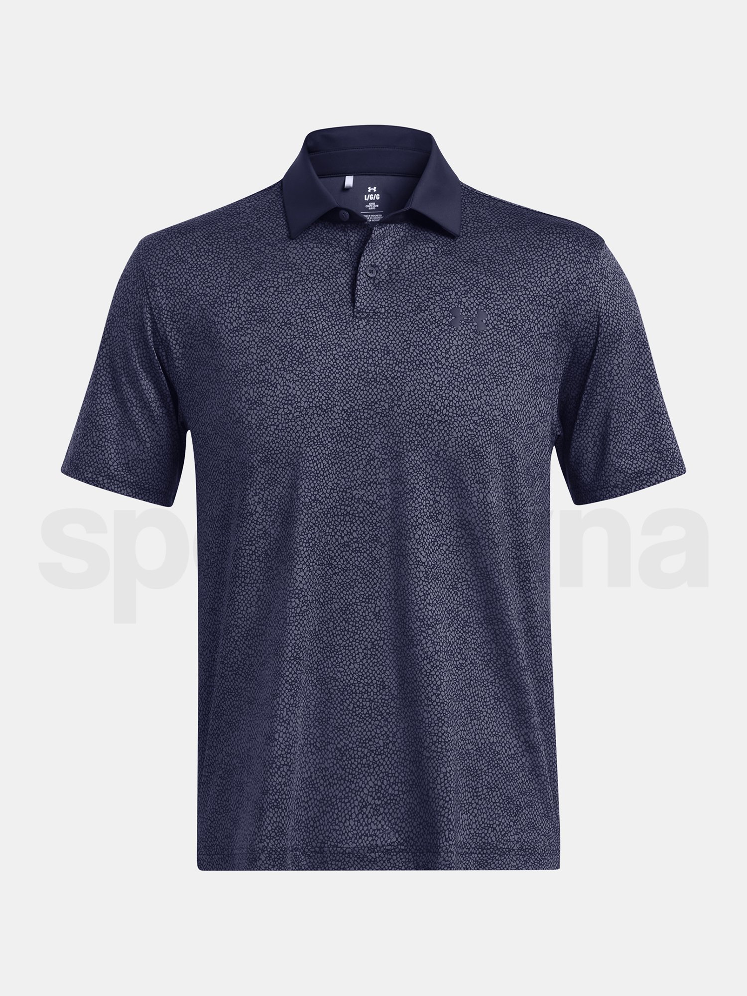 Tričko Under Armour UA T2G Printed Polo - modrá