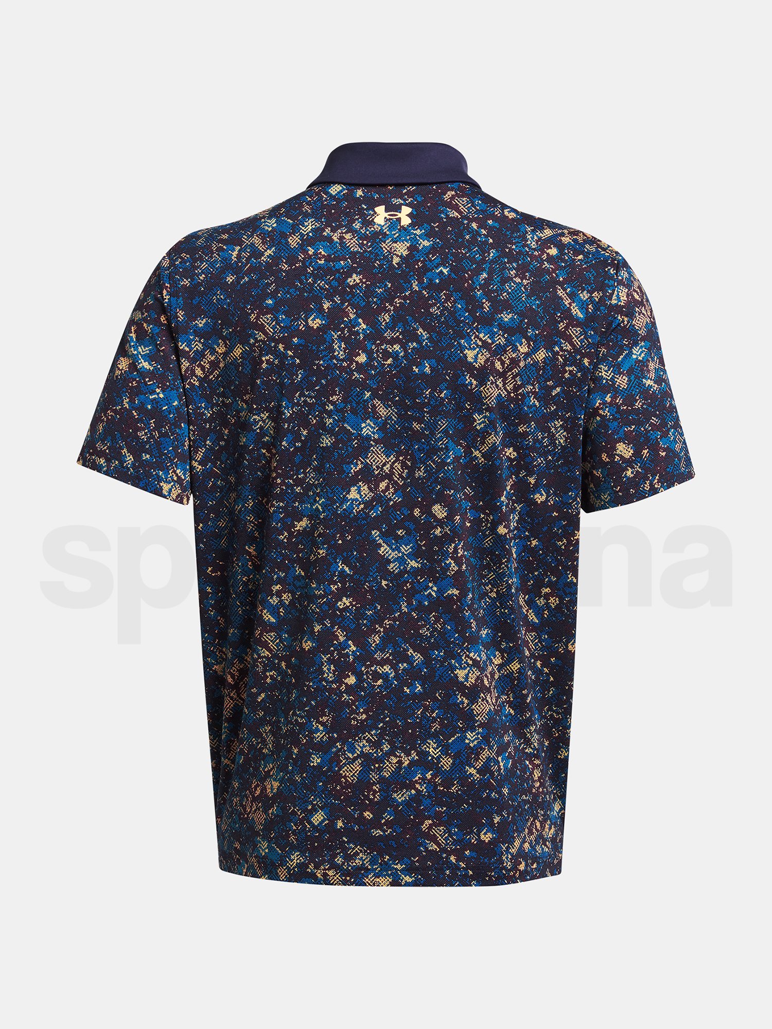 Tričko Under Armour UA T2G Printed Polo - modrá