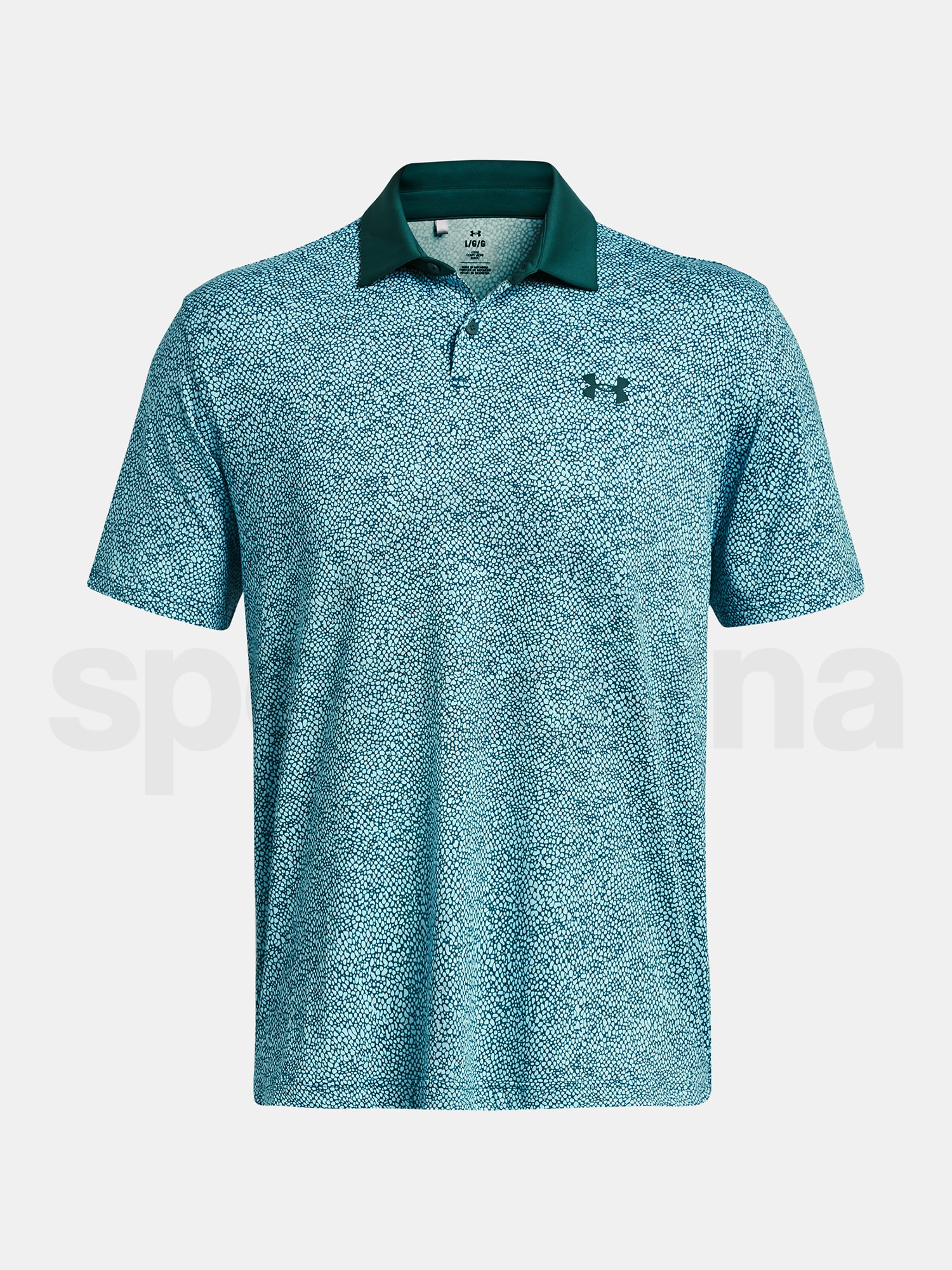 Tričko Under Armour UA T2G Printed Polo-BLU