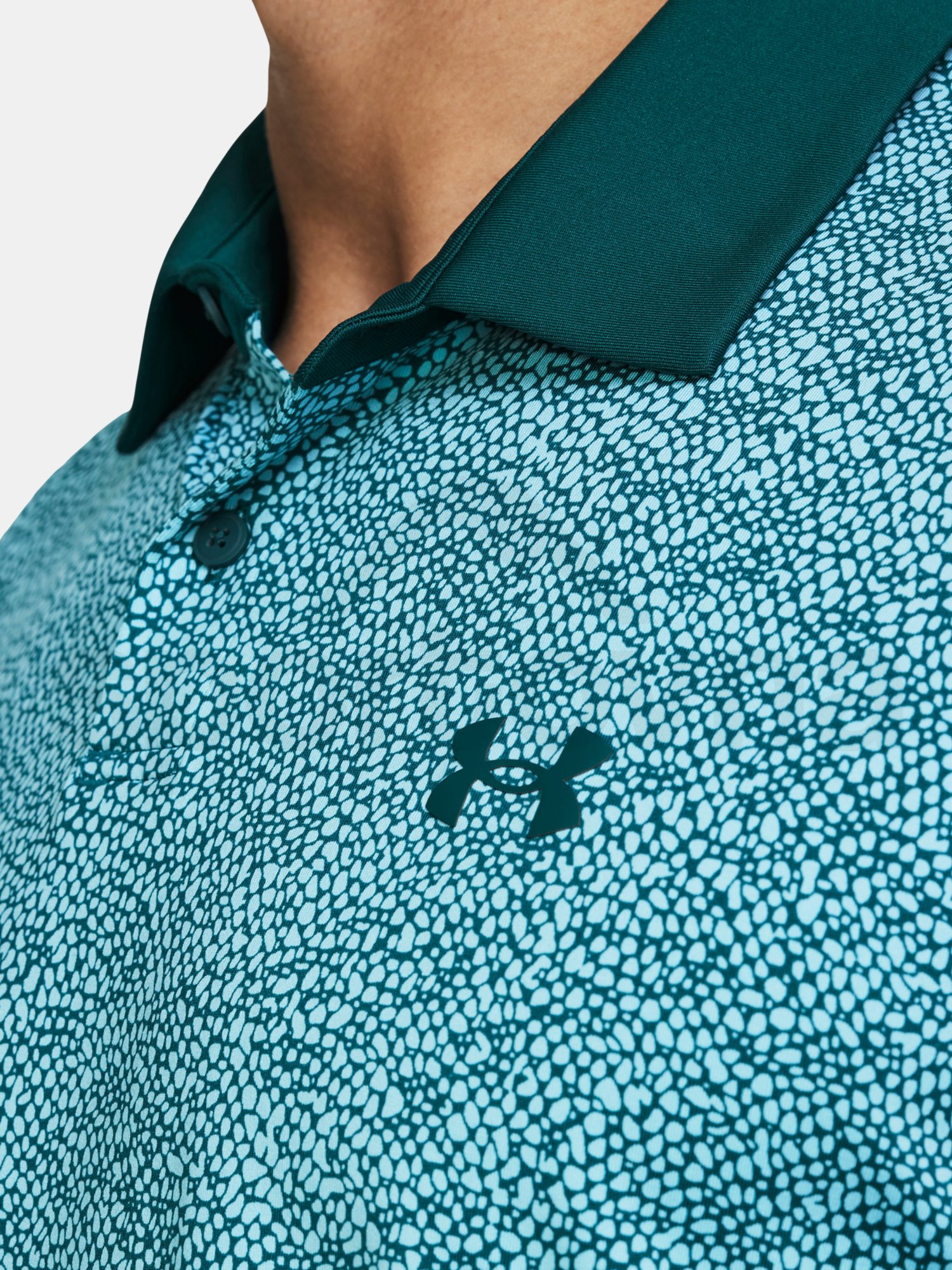 Tričko Under Armour UA T2G Printed Polo-BLU