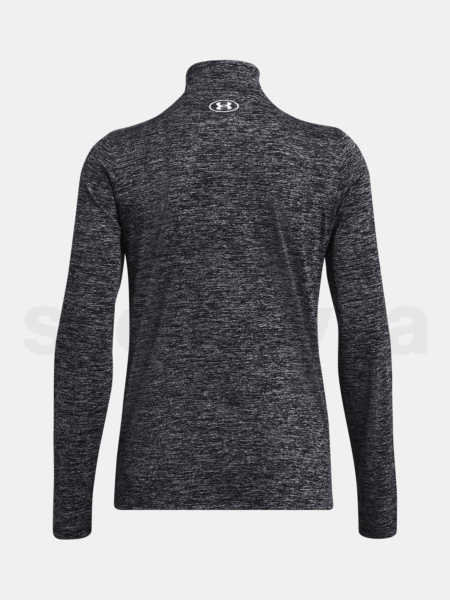 Tričko Under Armour Tech 1/2 Zip- Twist - čierna