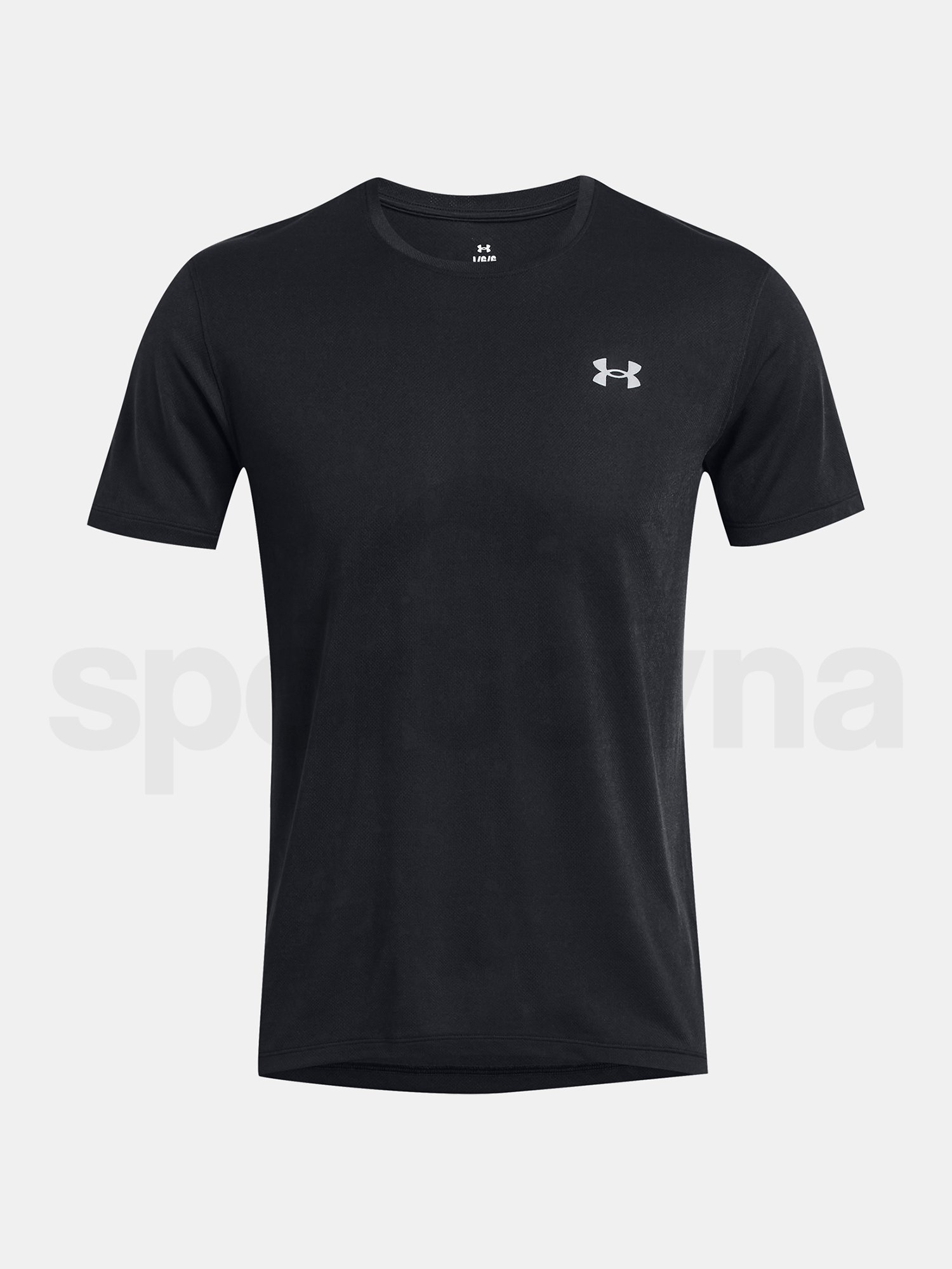 Tričko Under Armour UA LAUNCH SPLATTER SS - čierna