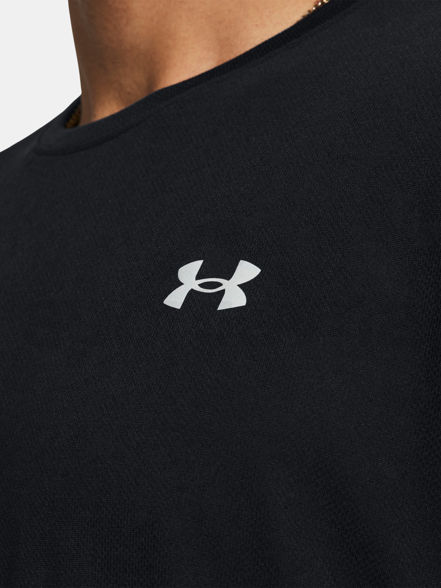 Tričko Under Armour UA LAUNCH SPLATTER SS - čierna