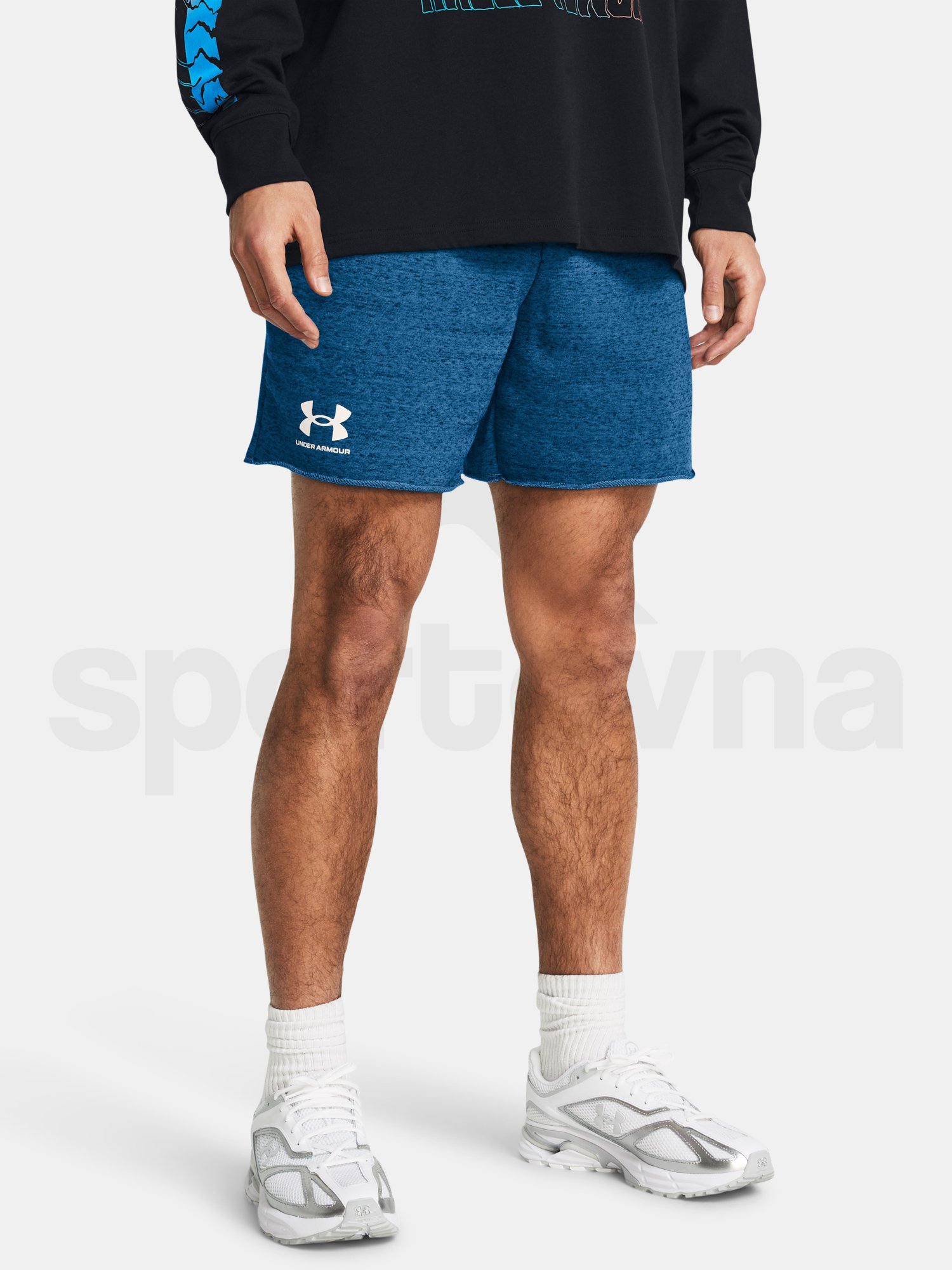 Šortky Under Armour UA Rival Terry 6in Short - modrá