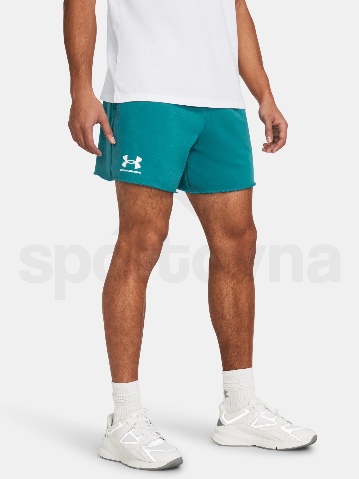 Šortky Under Armour UA Rival Terry 6in Short - modrá