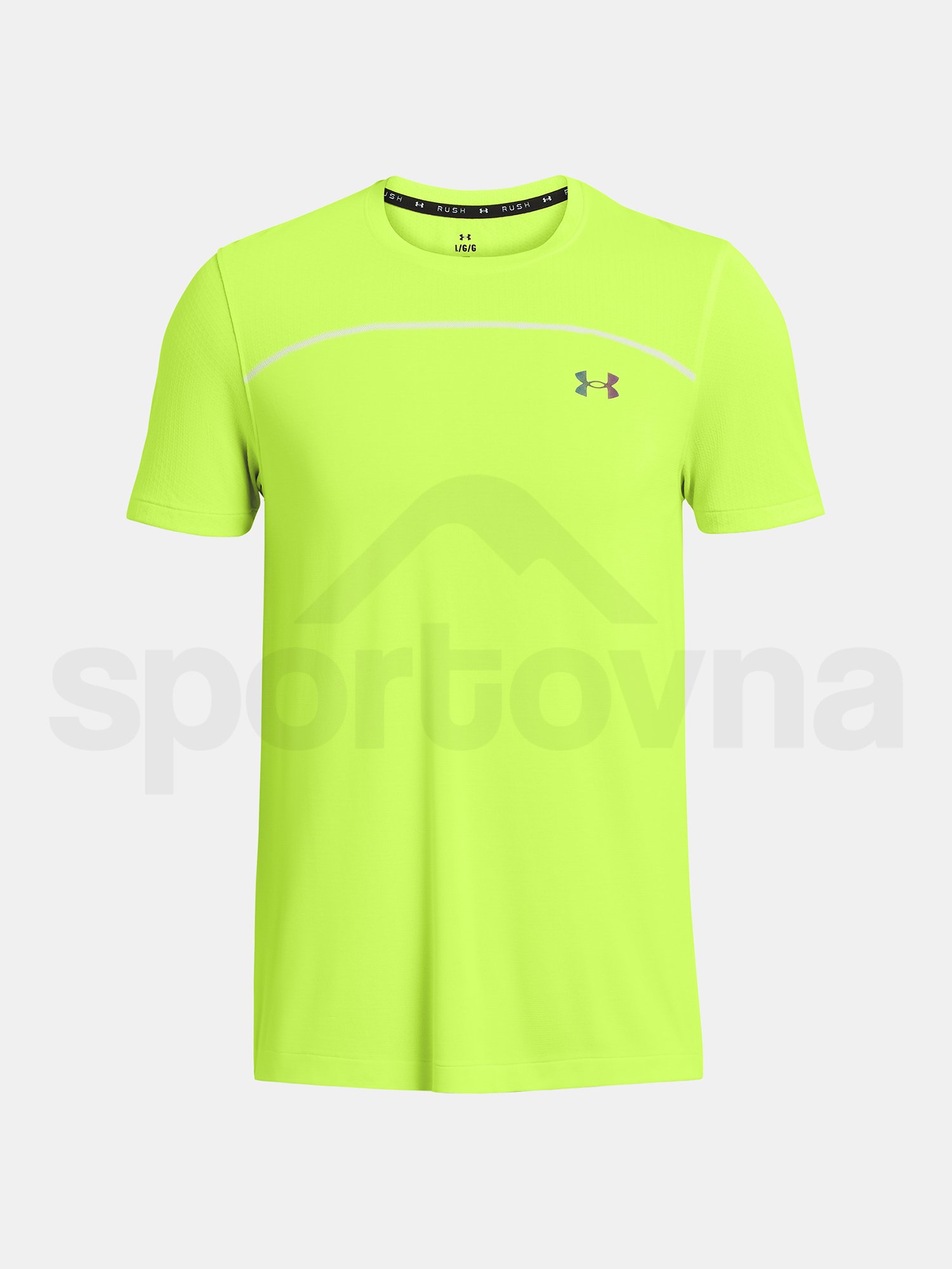 Tričko Under Armour UA Rush Seamless Wordmark SS - zelená