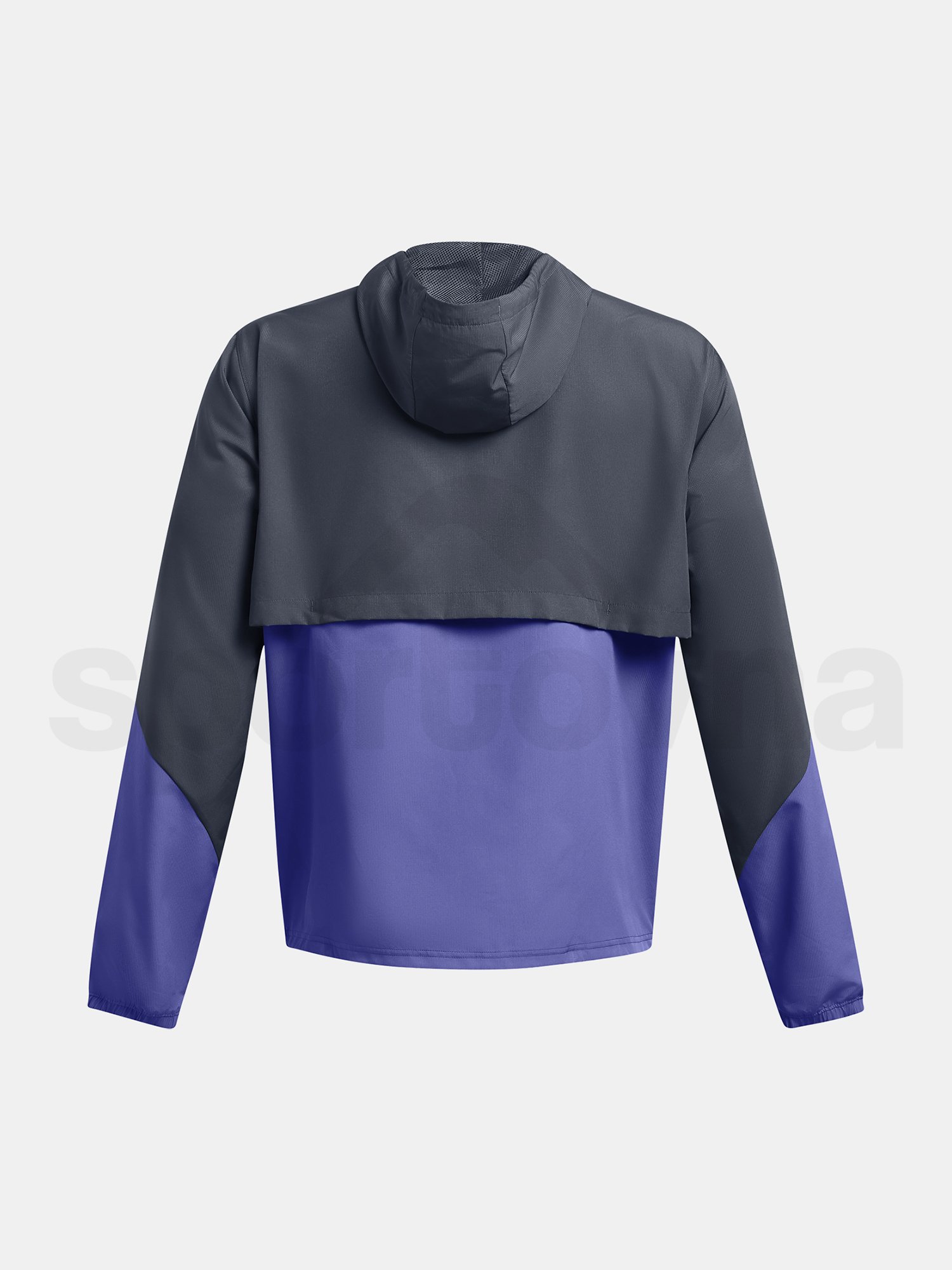 Bunda Under Armour UA Legacy Windbreaker - sivá/biela/fialová