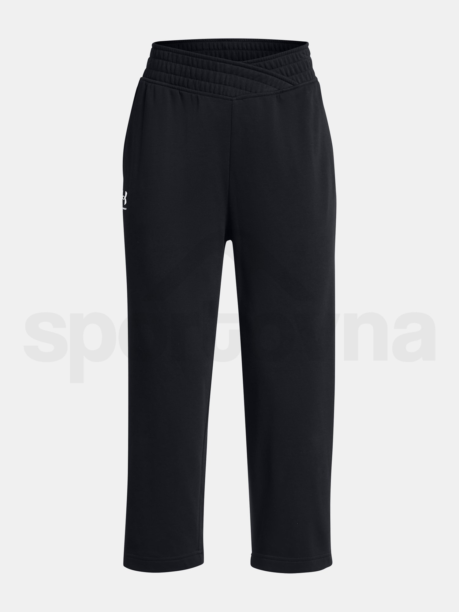 Tepláky Under Armour UA Rival Terry Crop Wide Leg - čierna