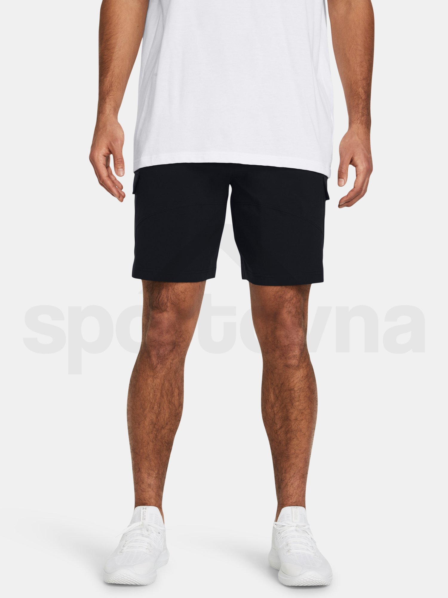 Kraťasy Under Armour Stretch Woven Cargo Short-BLK