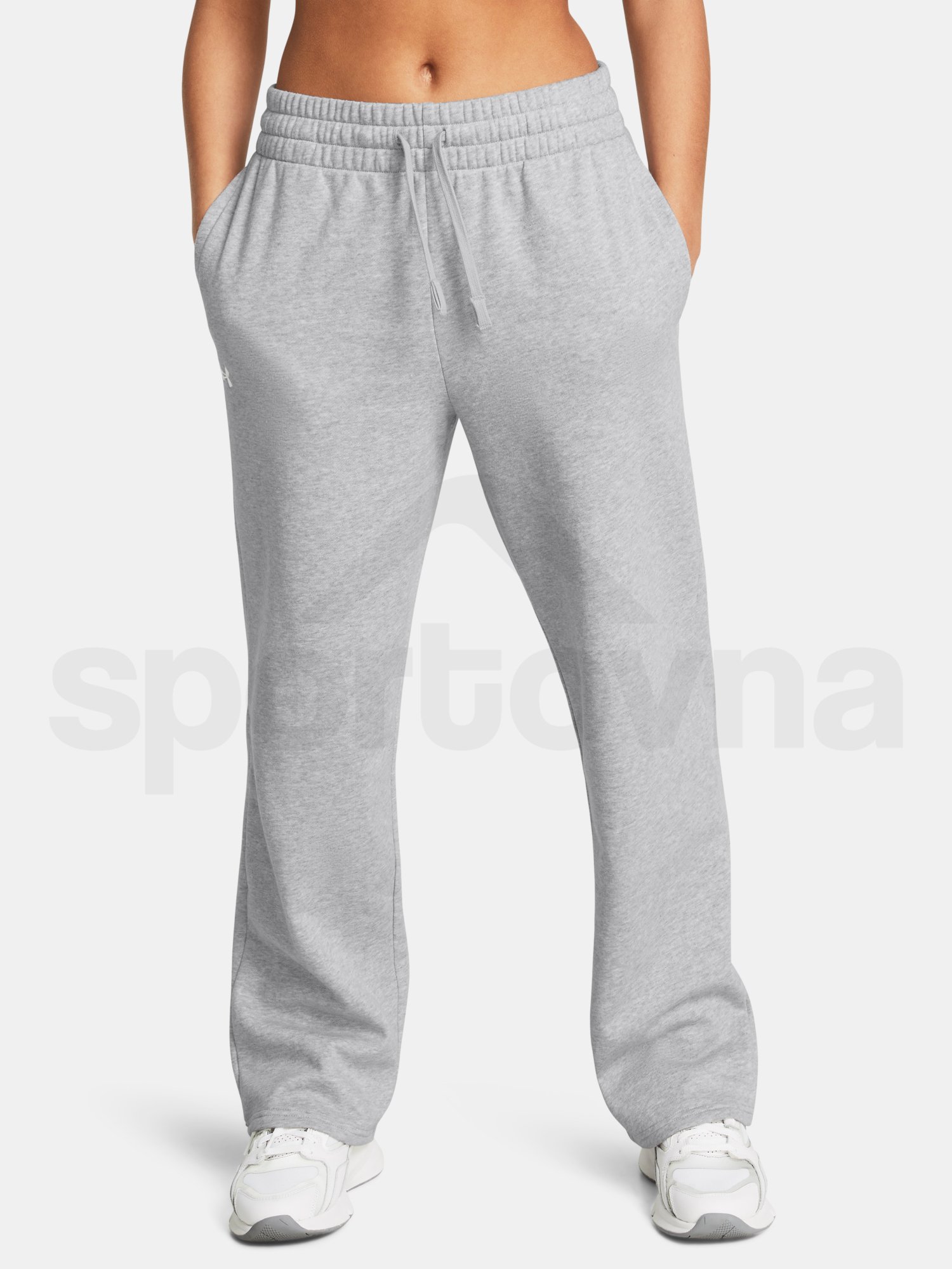 Tepláky Under Armour UA Rival Flc Straight Pant - sivá