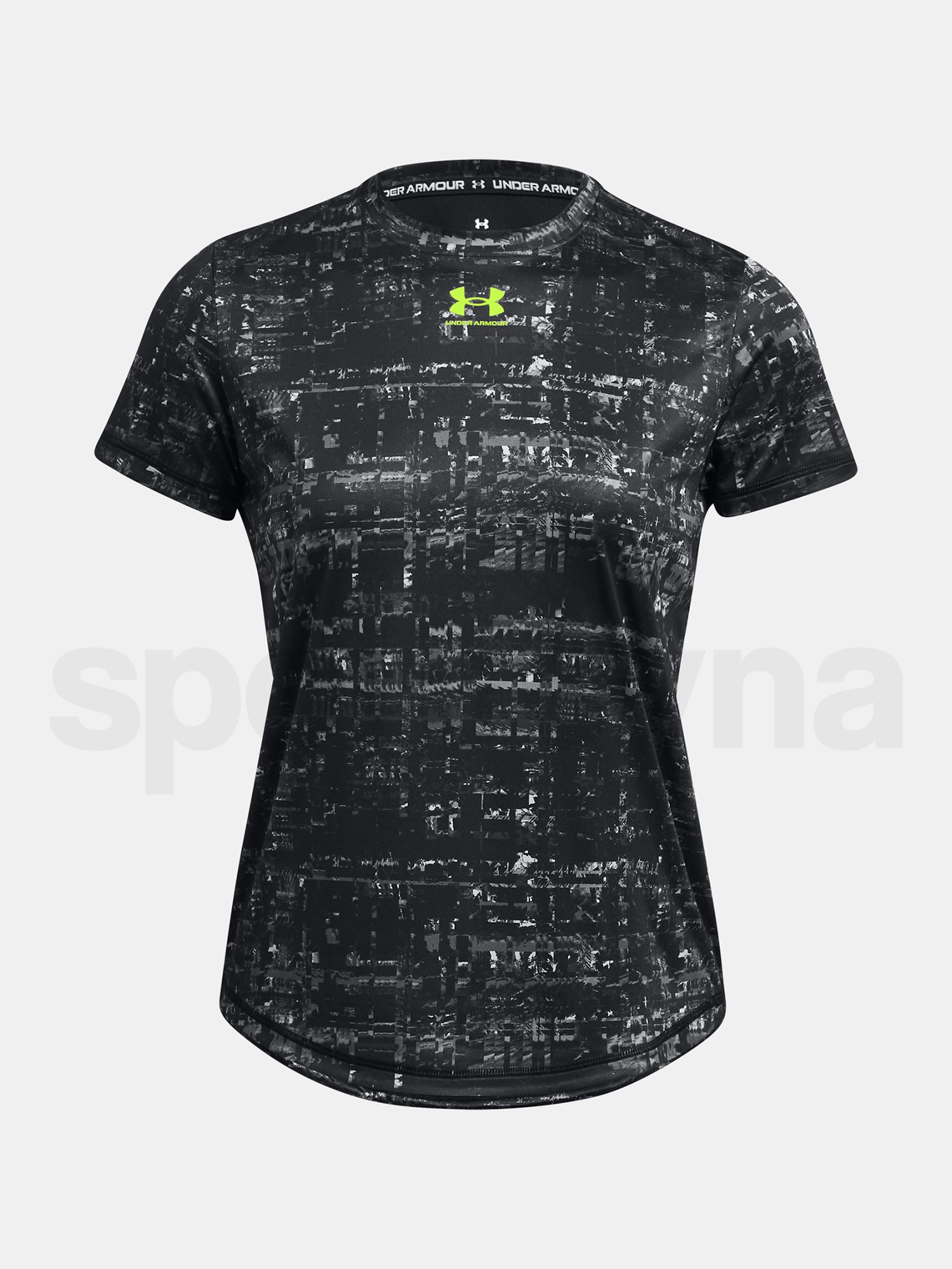 Tričko Under Armour UA W's Ch. Pro Train SS PRNT - čierna