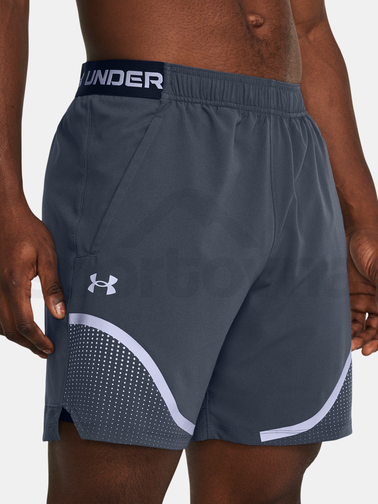 Šortky Under Armour UA Vanish Woven 6in Grph Sts-GRY