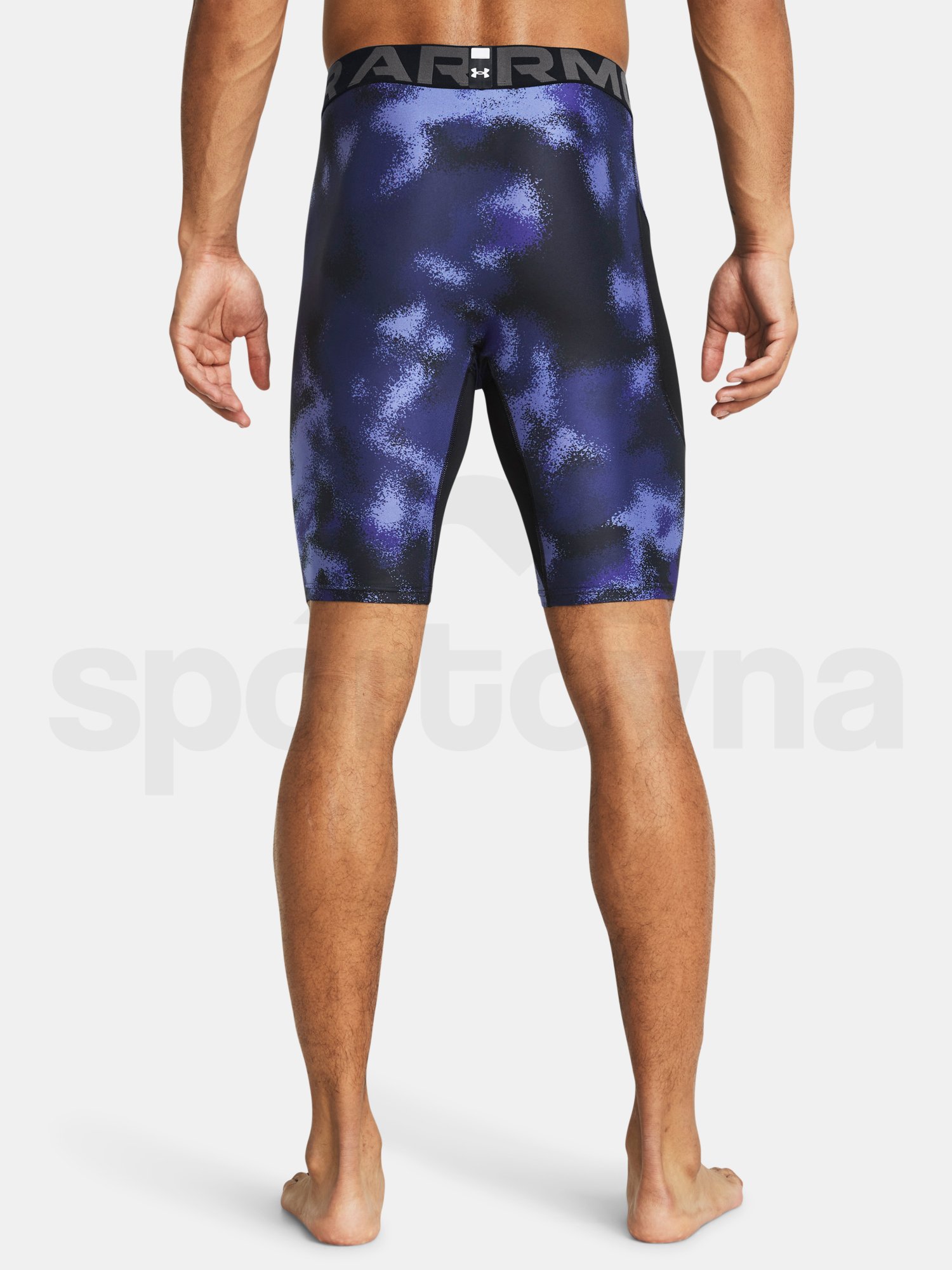 Šortky Under Armour UA HG Armour Printed Lg Sts - fialová