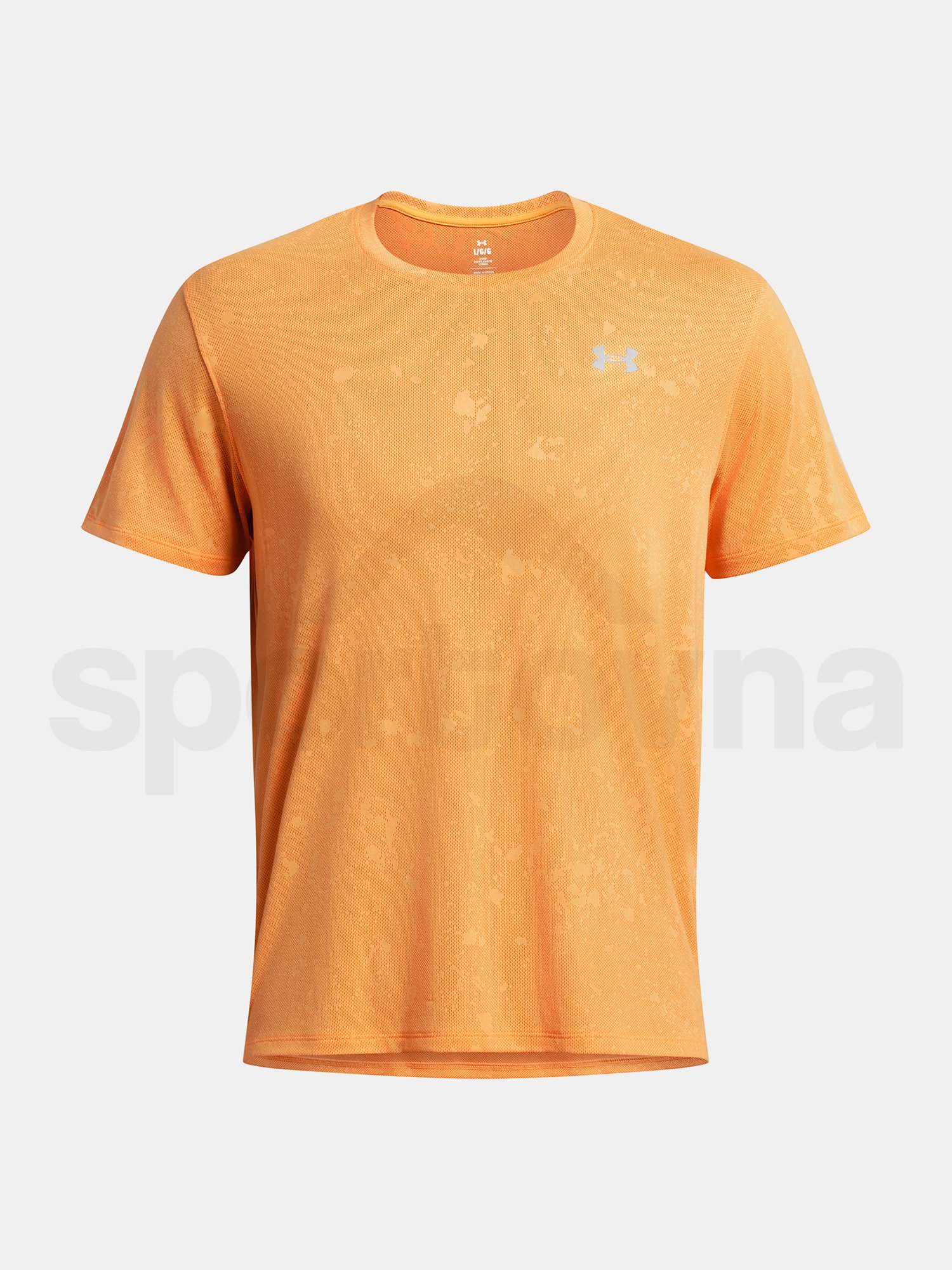 Tričko Under Armour UA LAUNCH SPLATTER SS - oranžová