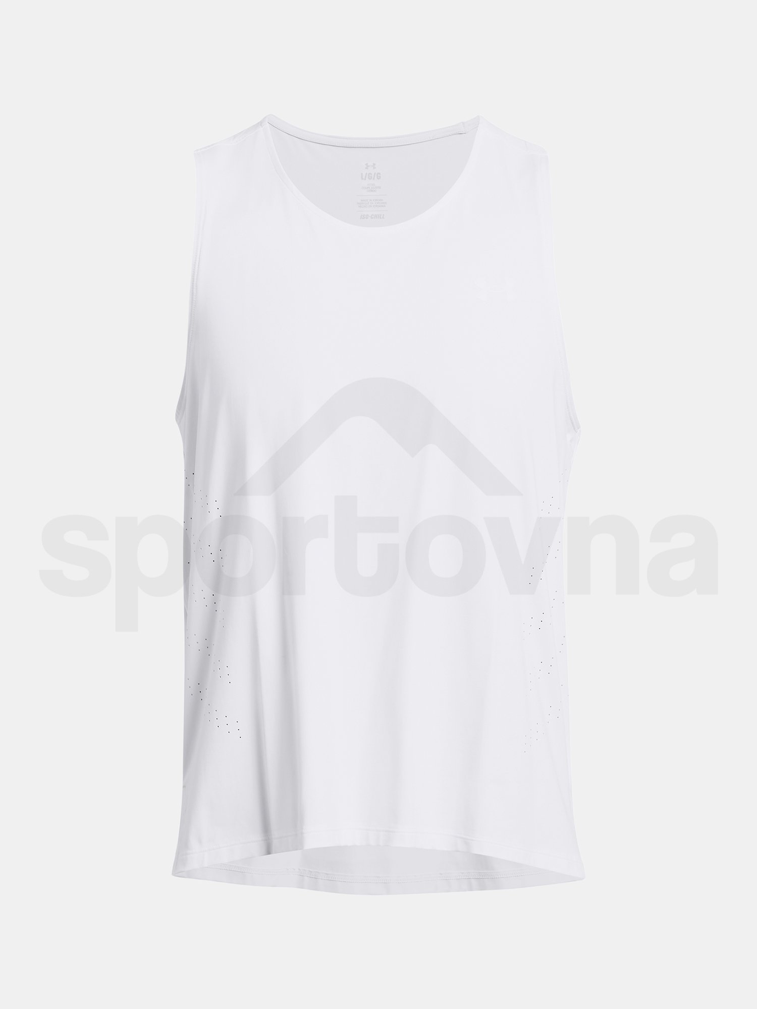 Tílko Under Armour UA LAUNCH ELITE SINGLET-WHT