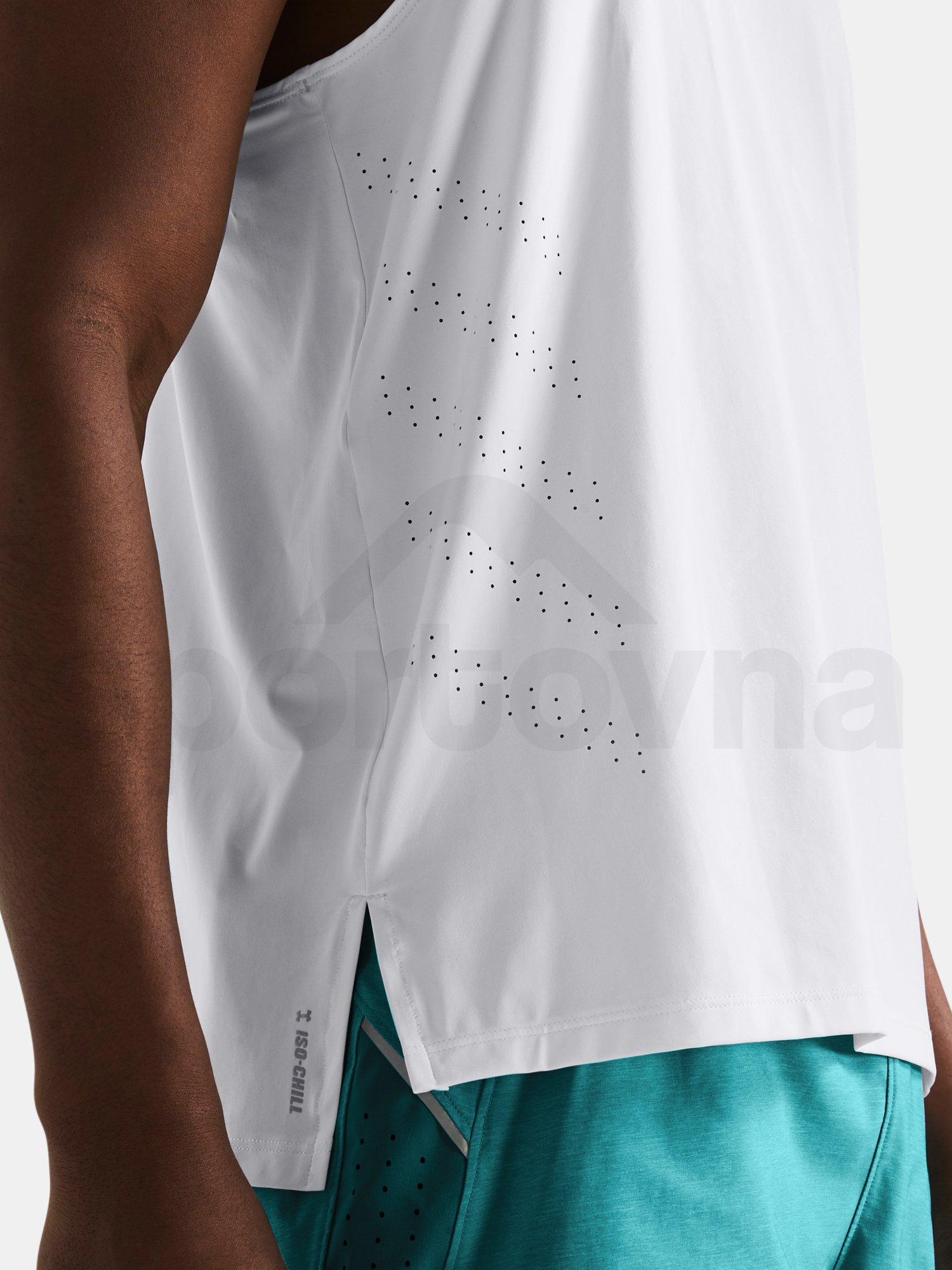 Tielko Under Armour UA LAUNCH ELITE SINGLET - biela