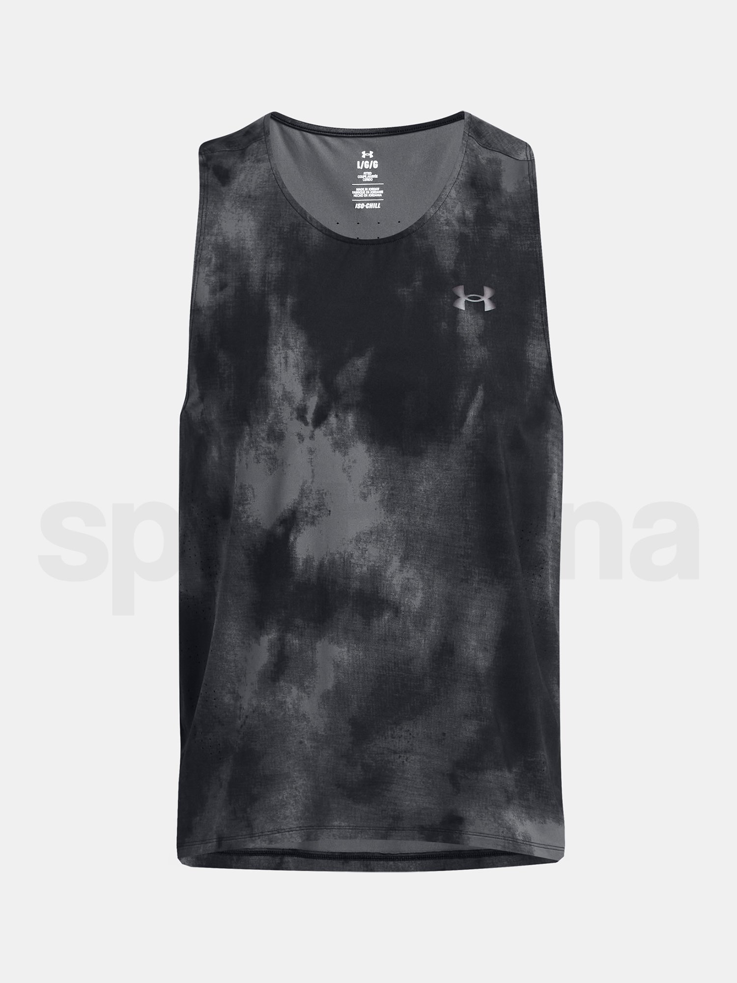 Tílko Under Armour UA LAUNCH ELITE PRT SINGLET-BLK