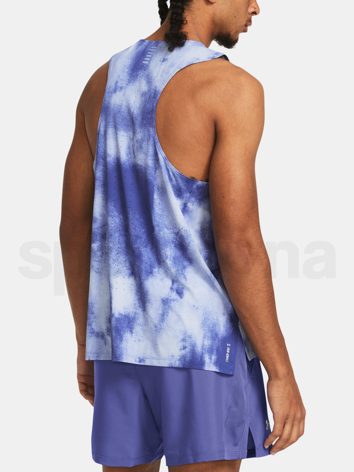 Tielko Under Armour UA LAUNCH ELITE PRT SINGLET - fialová