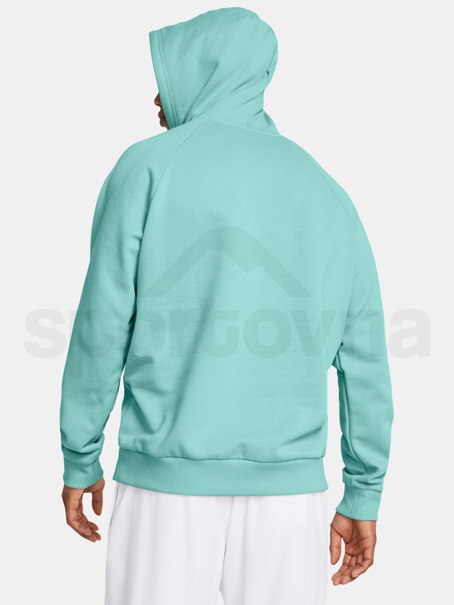 Mikina Under Armour UA Rival Fleece Hoodie - zelená